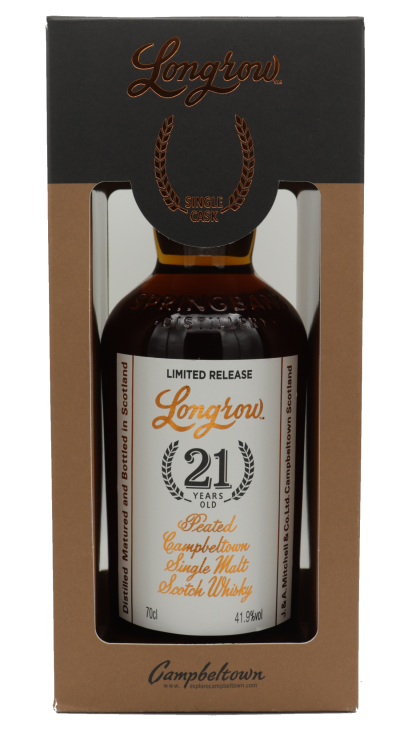 Longrow 21 Years (2022) Peated Campbeltown Single Malt Scotch 41,9% - 1 of 264 Btl