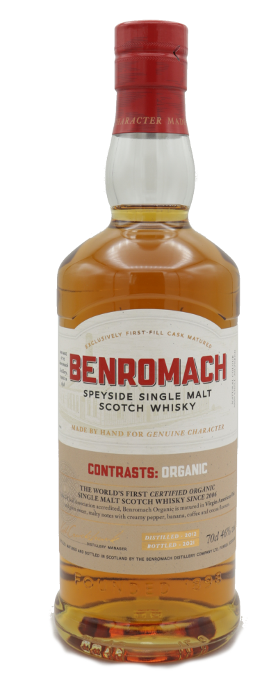 Benromach Contrasts Organic 2012 2021 Single Malt Scotch 46