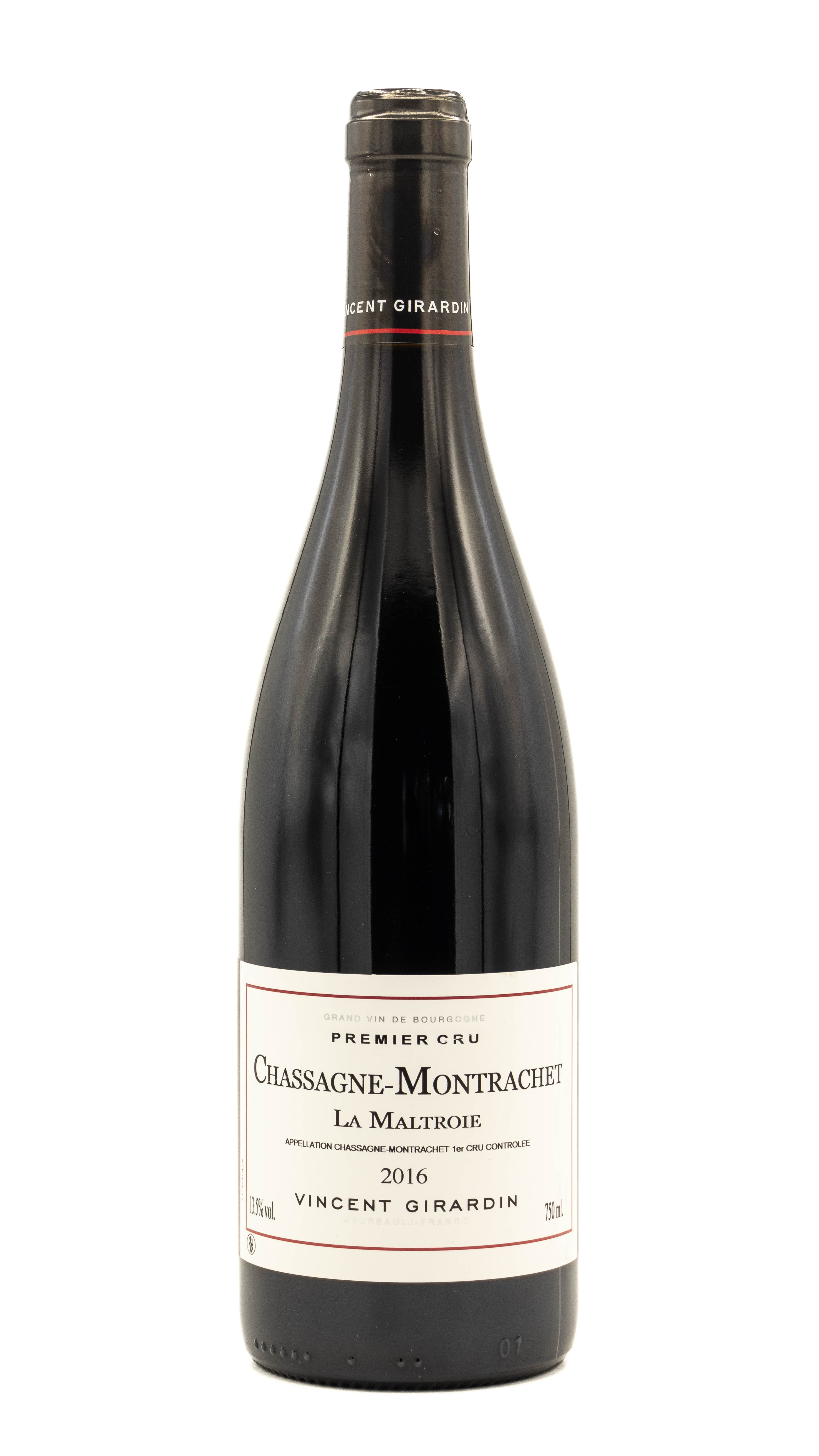 Vincent Girardin Chassagne-Montrachet 1er Cru La Maltroie rouge 2016
