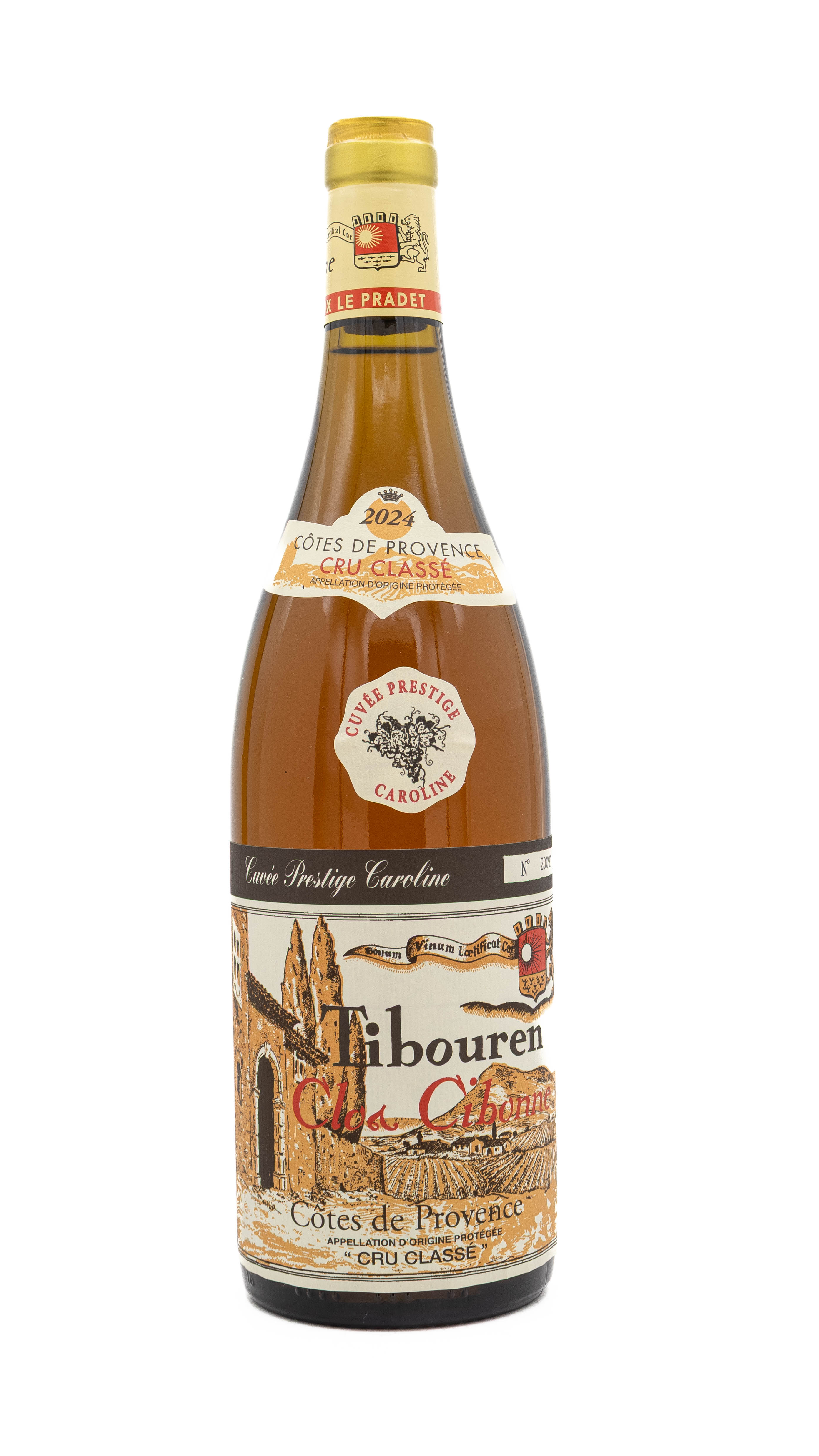 Clos Cibonne Sélections Cuvée Prestige "Caroline" Cru Classé Rosé 2024 - BIO