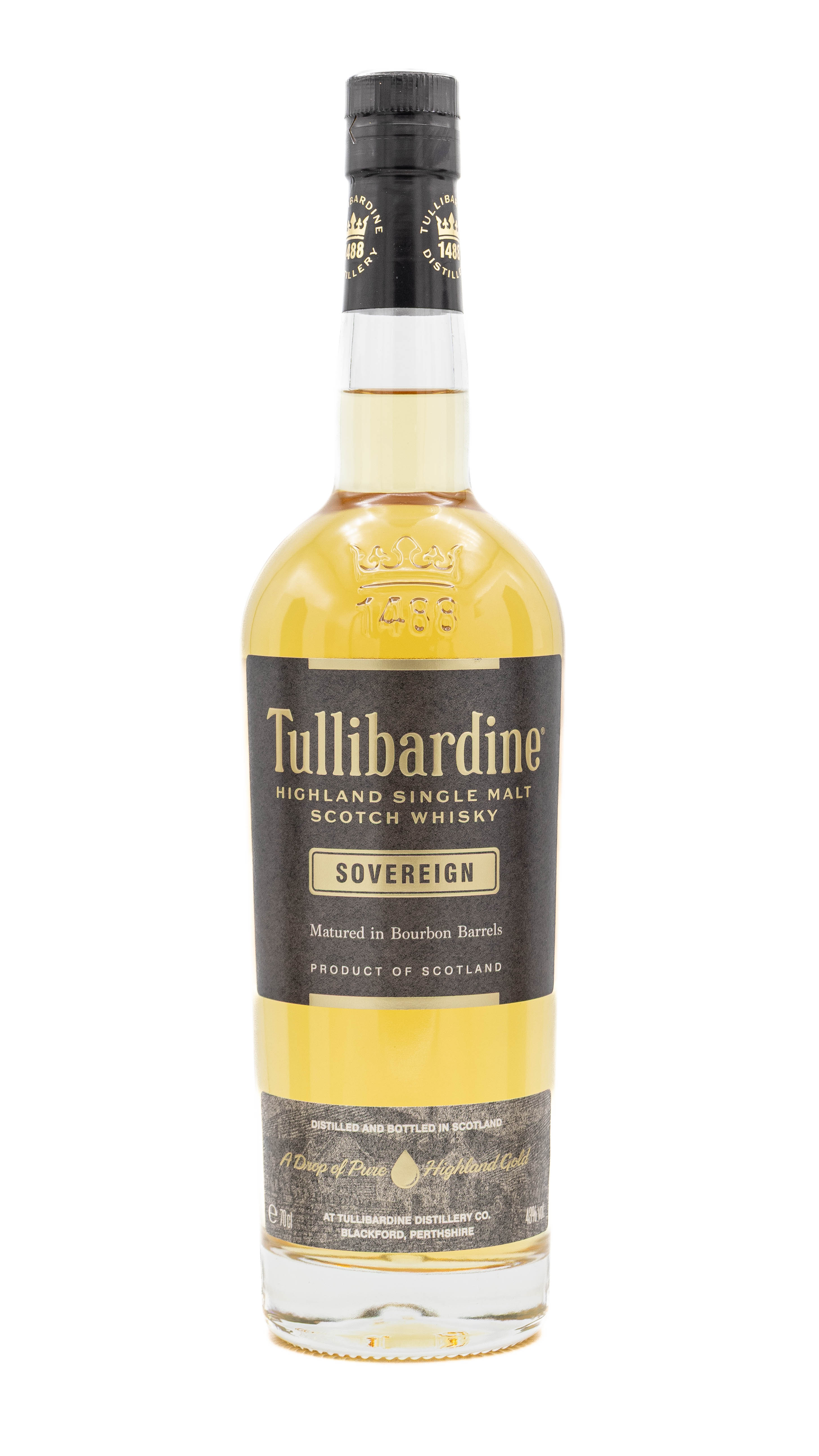 Tullibardine Sovereign, Matured in Bourbon Barrels, Single Malt 43%
