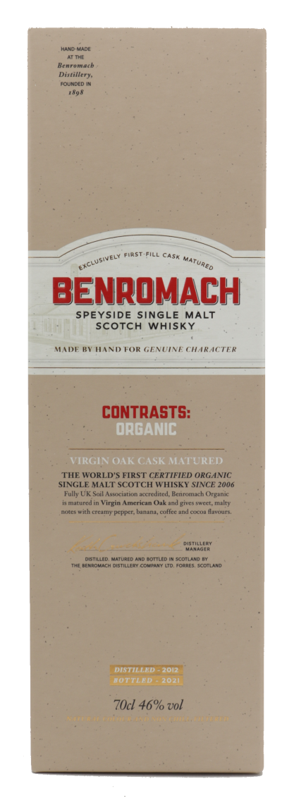 Benromach Contrasts Organic 2012 2021 Single Malt Scotch