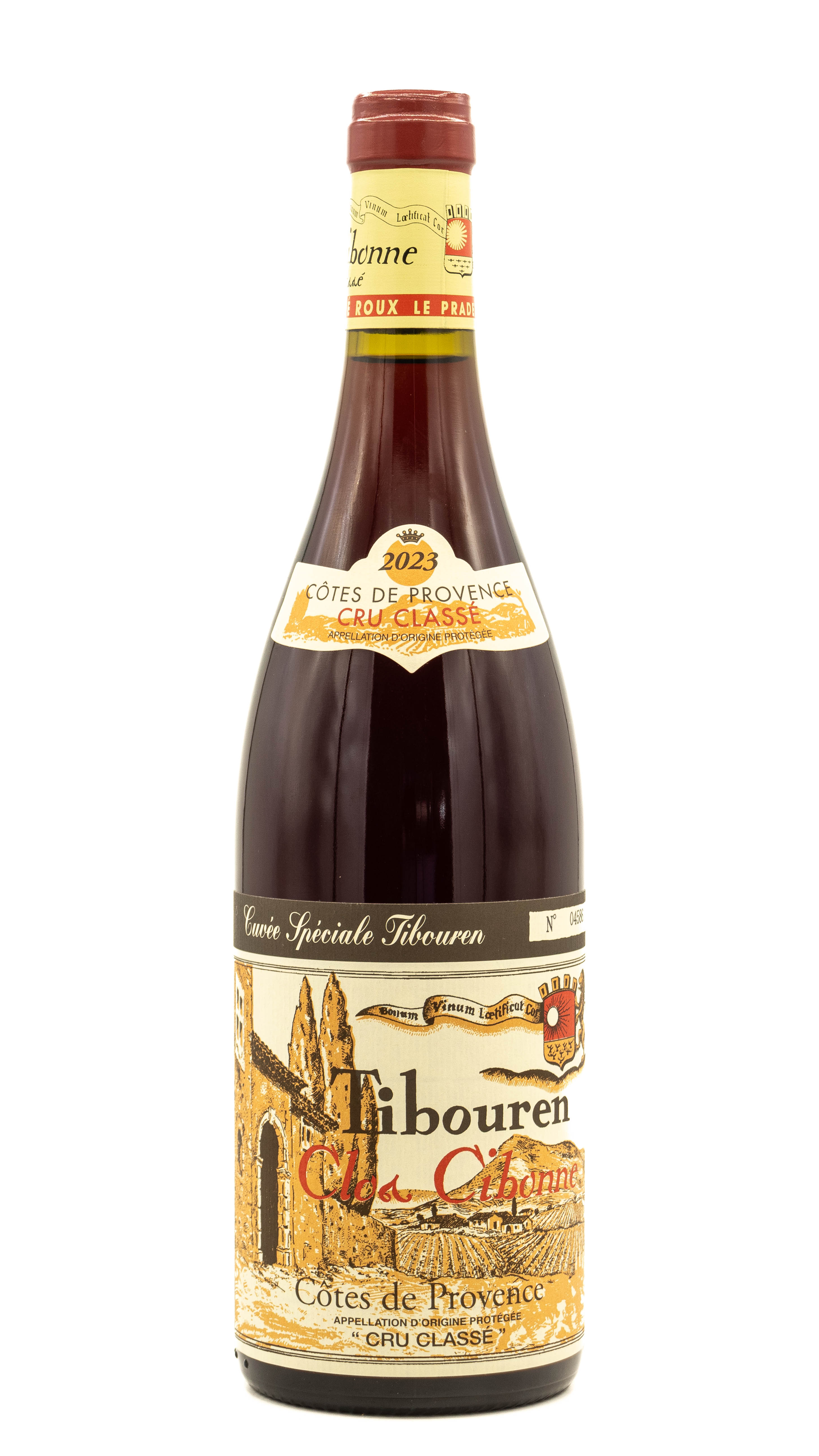 Clos Cibonne Cuvée Spéciale Tibouren Cru Classé Rouge 2023 - BIO