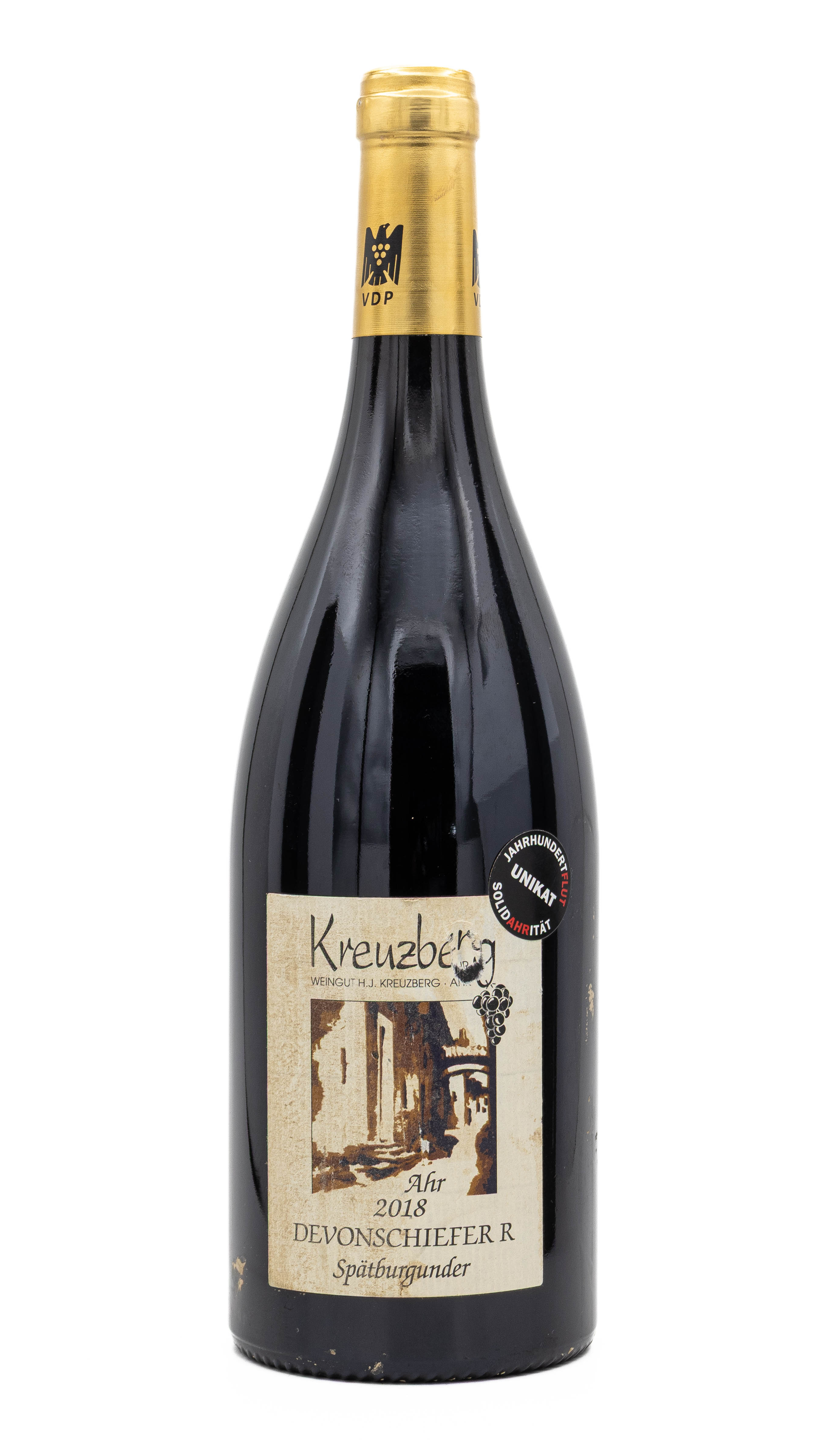 Kreuzberg, Spätburgunder Devonschiefer "R" Goldkapsel 2018