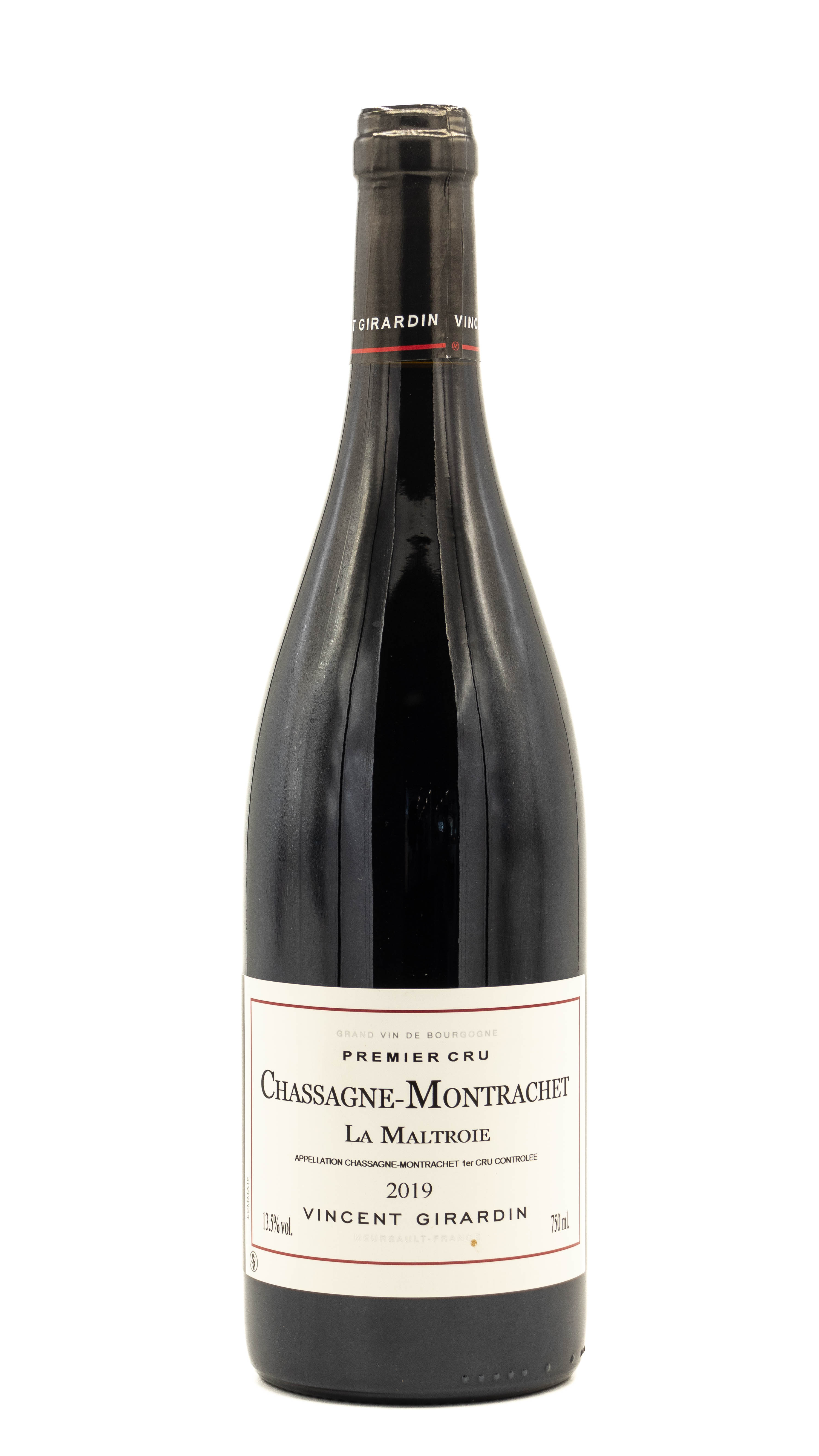 Vincent Girardin Chassagne-Montrachet 1er Cru La Maltroie rouge 2019