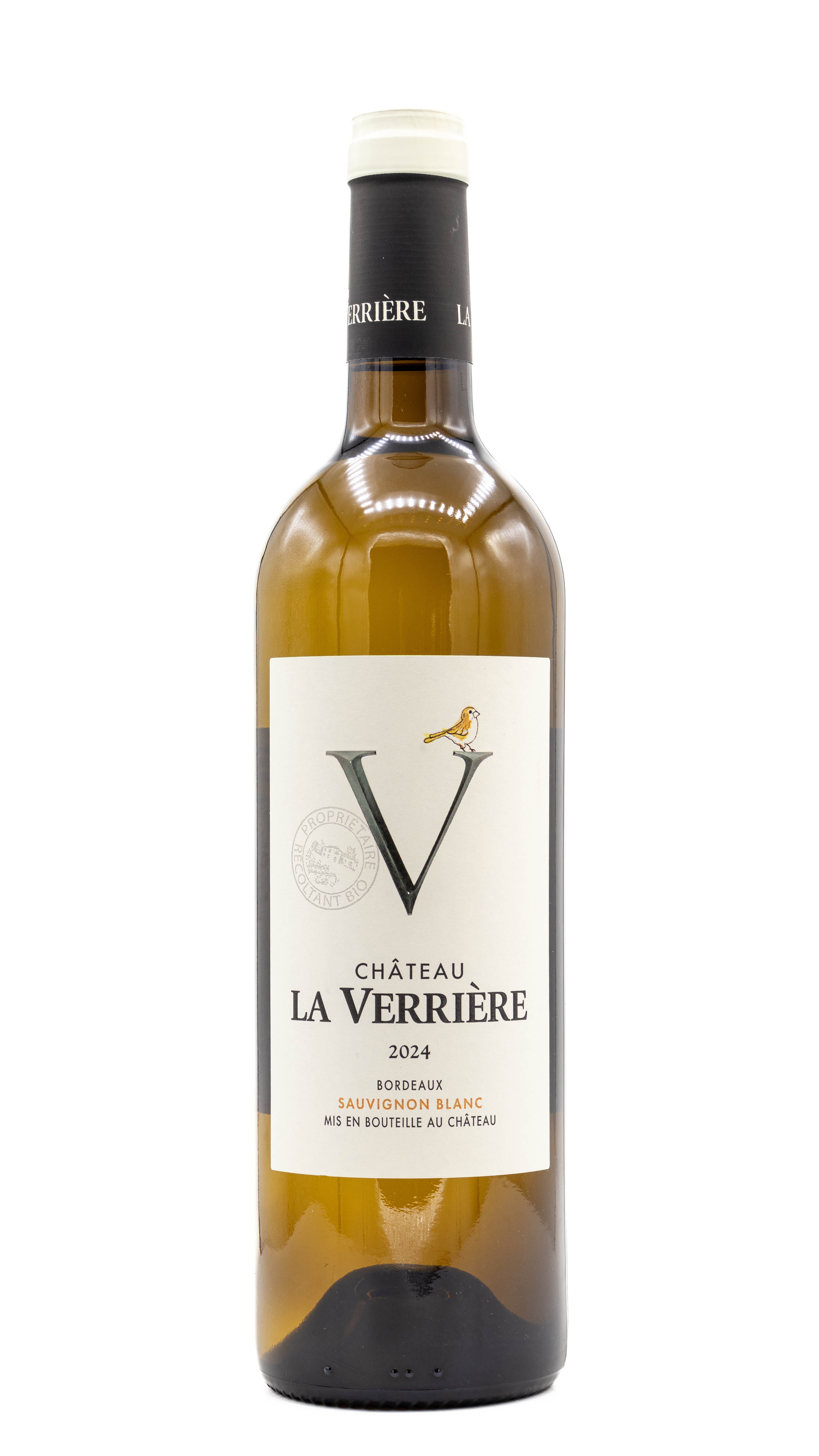 Château Verrière Bordeaux blanc 2024 BIO