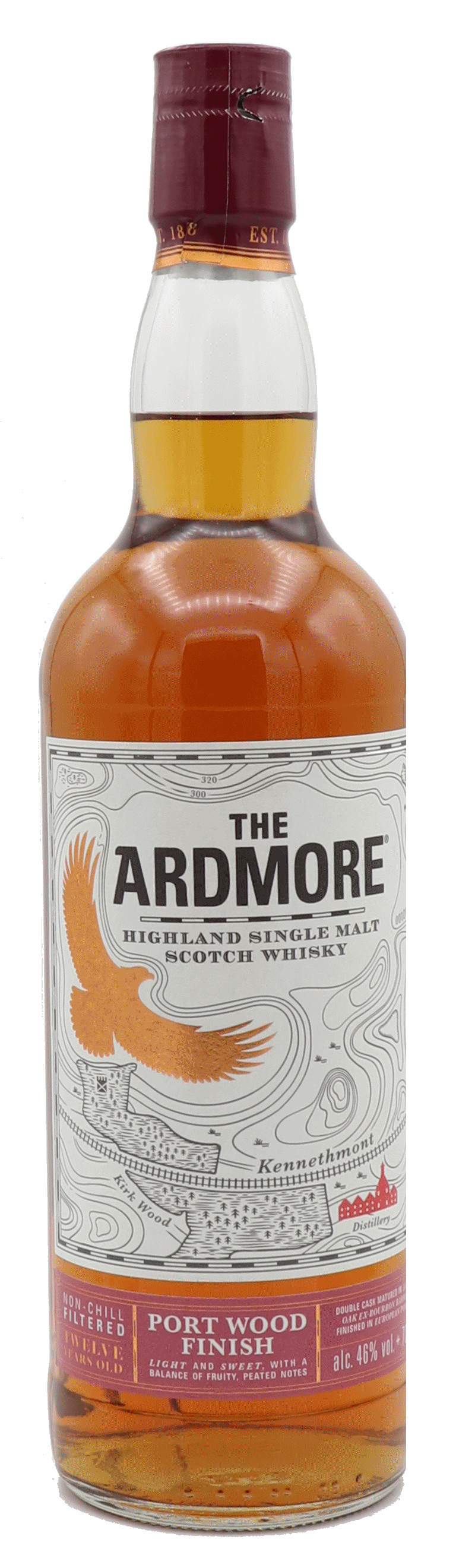 The Ardmore 12 Years Port Wood Finish Single Malt 46%