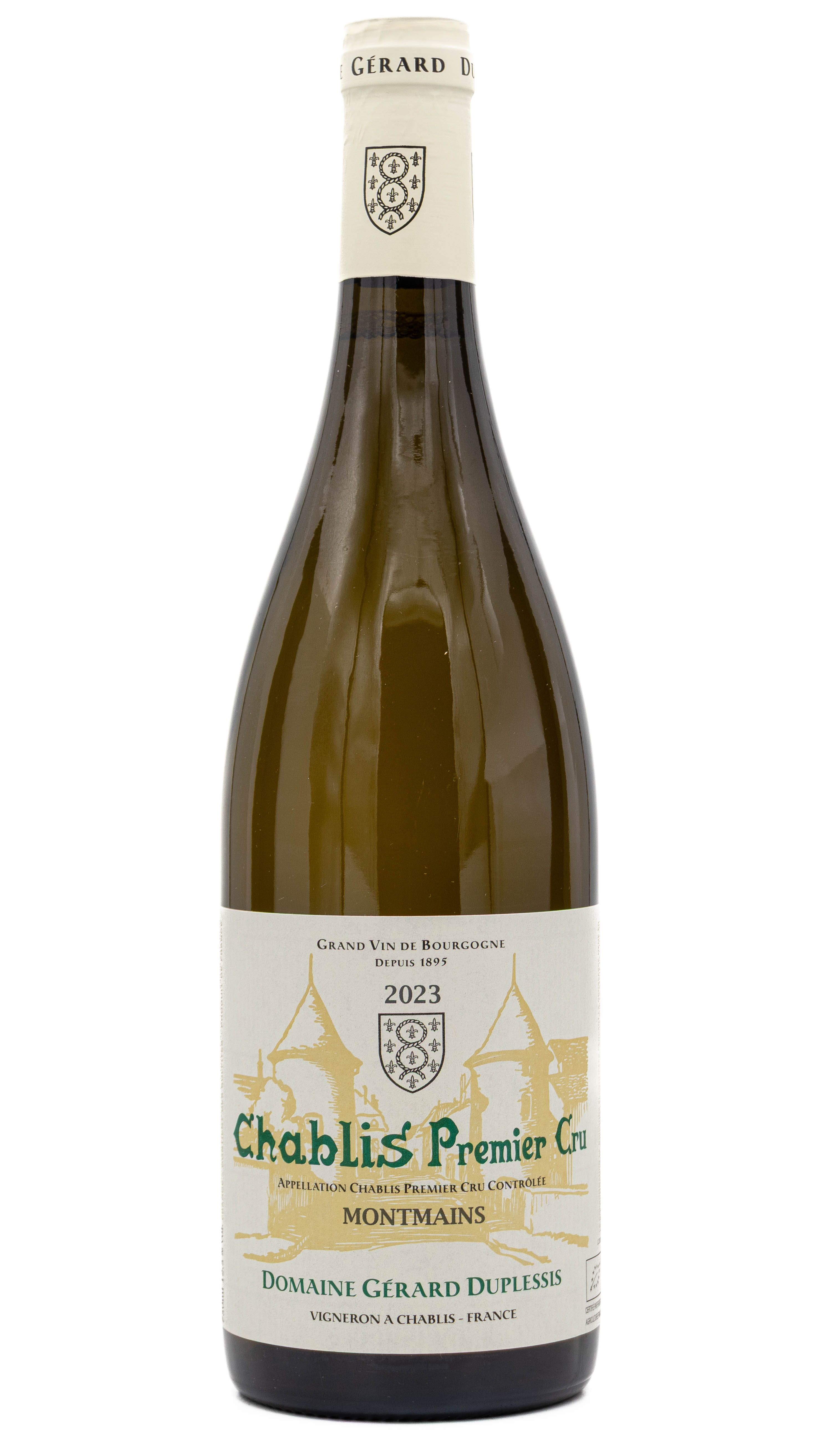 Domaine Gérard Duplessis Chablis Montmains 1er Cru 2023 - BIO