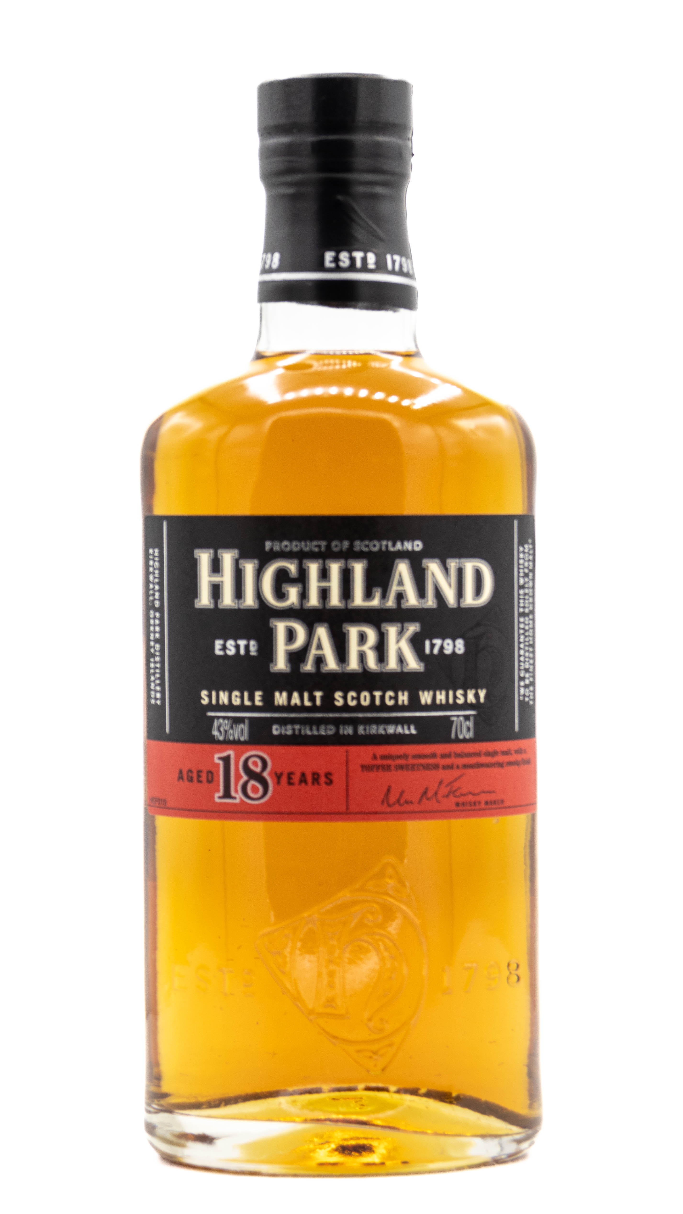 Highland Park 18 Years Single Malt 43%