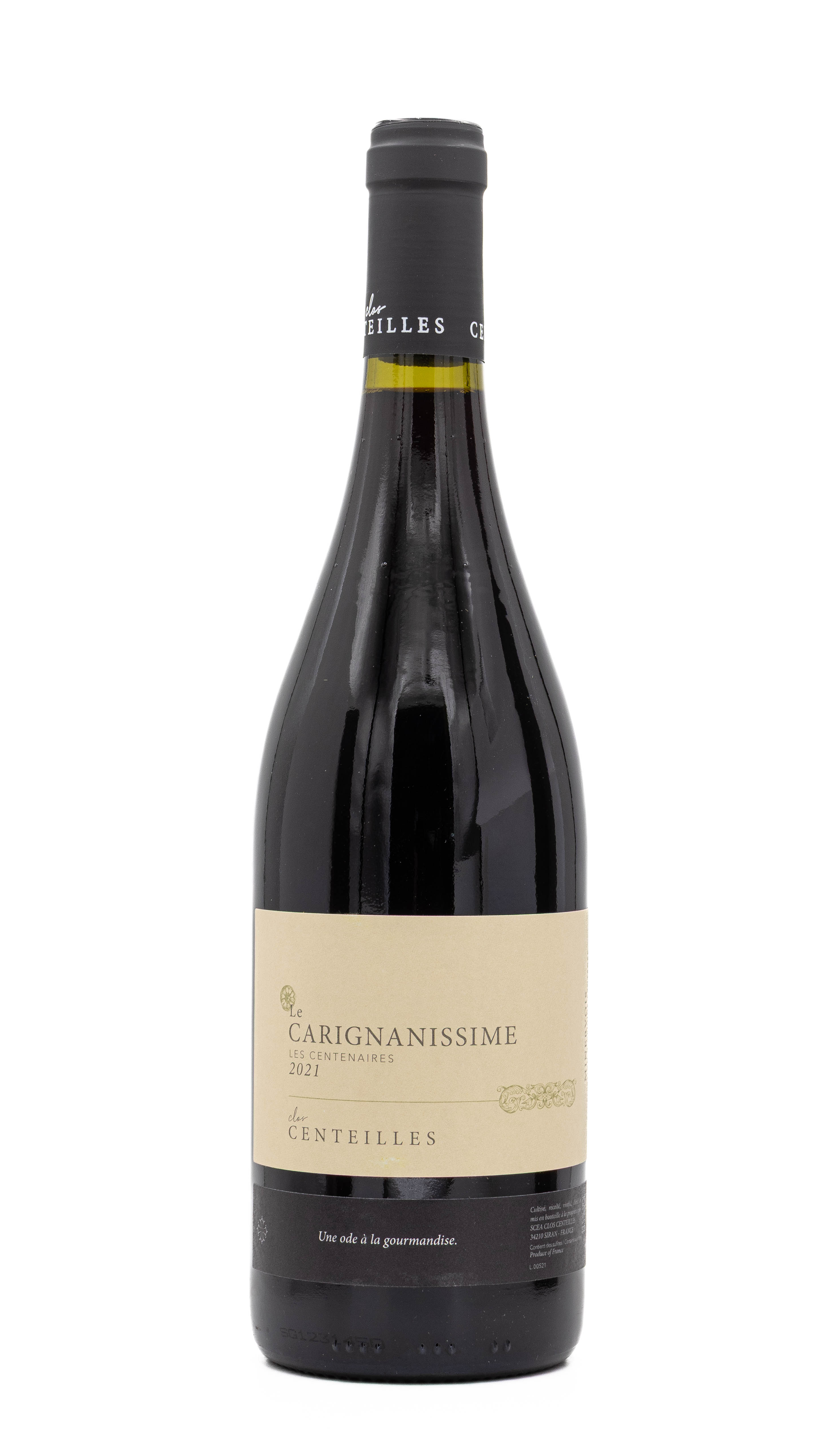 Clos Centeilles, Carignanissime de Centeilles, Minervois 2021