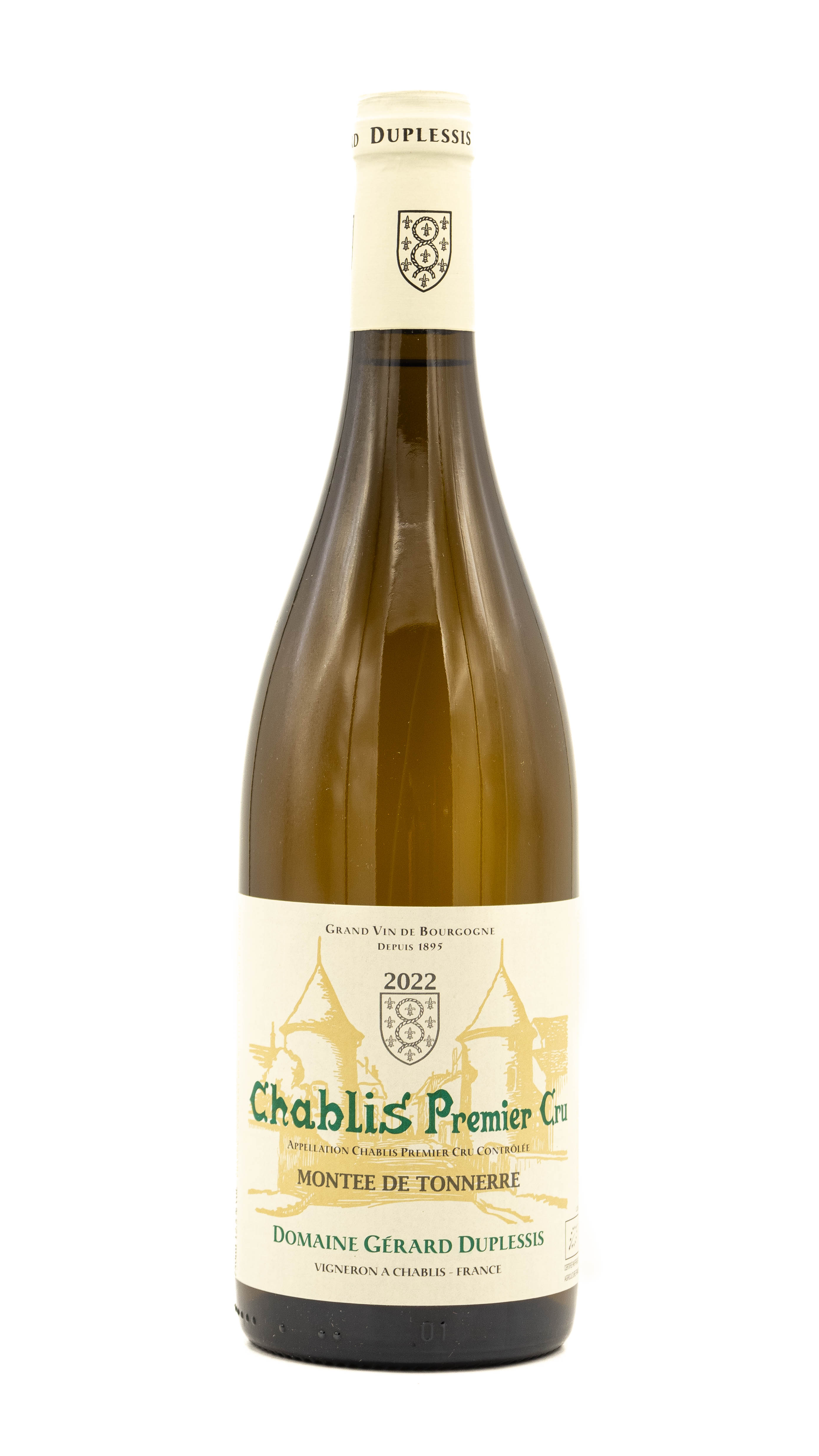 Domaine Gérard Duplessis Chablis Montée de Tonnerre 1er Cru 2021 - BIO