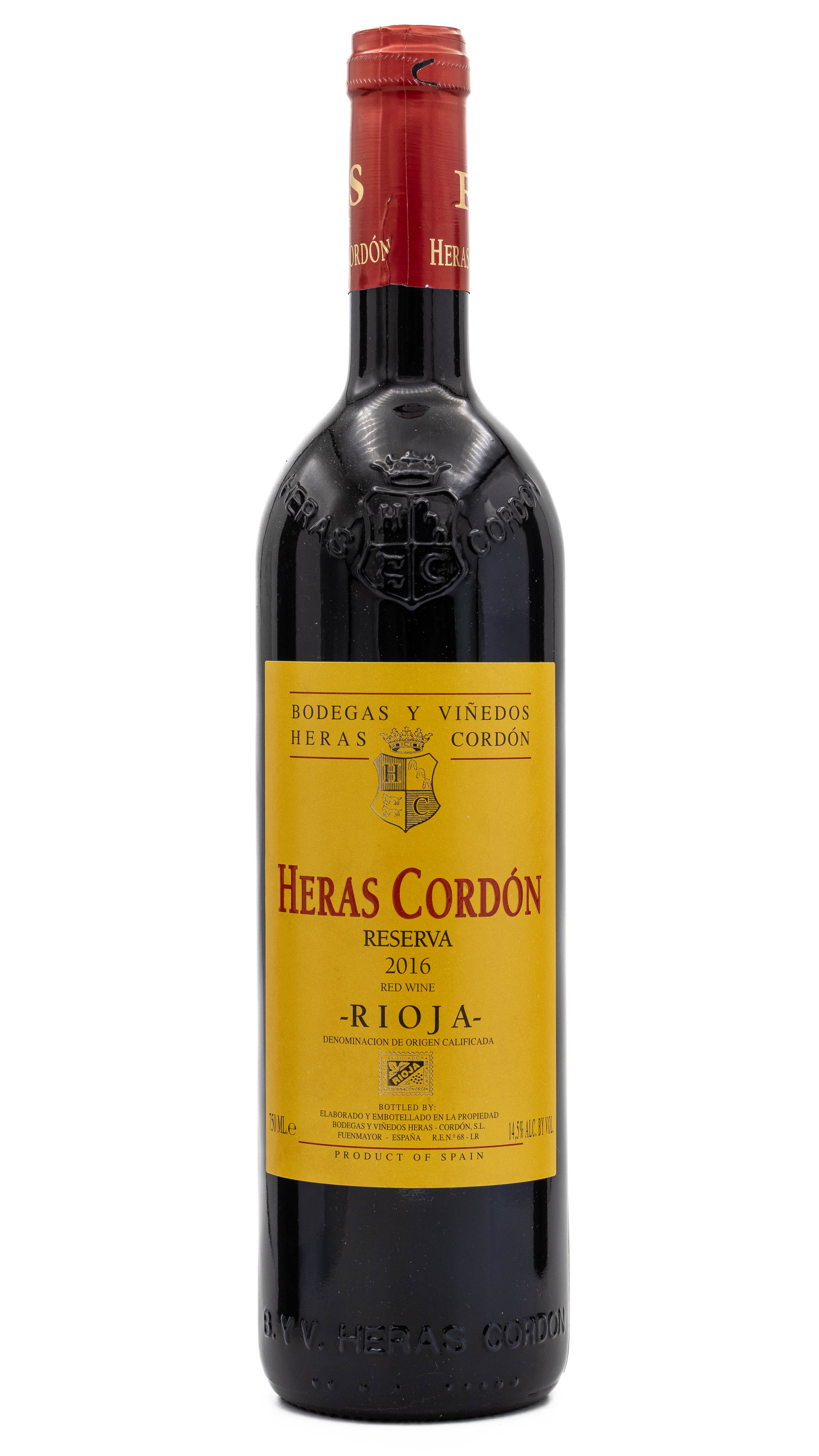 Heras Cordon Reserva 2016