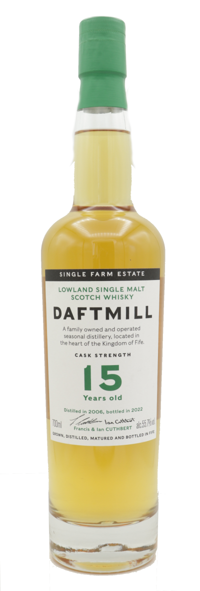 Daftmill 2006/2022 - 15 Years Single Farm Estate Lowland Single Malt 55,7%