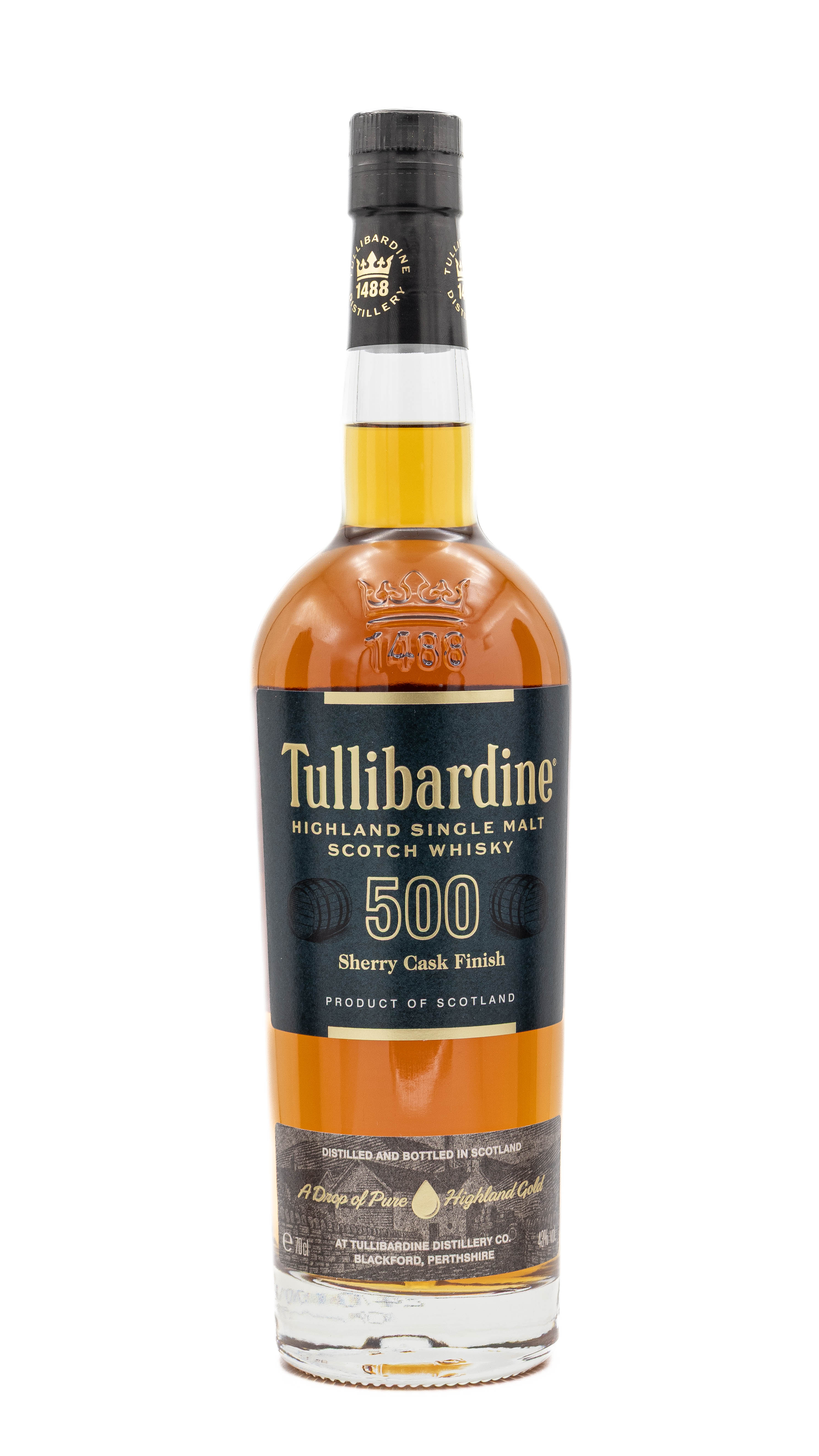 Tullibardine 500 Sherry Finish Single Malt 43%
