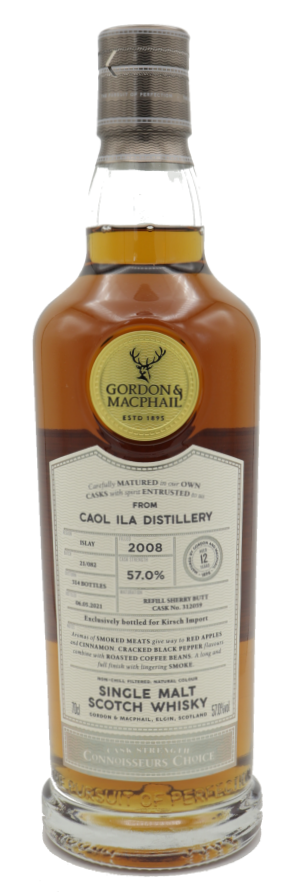 Gordon   Macphail Connoisseurs Choice Caol Ila Distillery 2008 2021 - 57Proz. - Ltd. 314 Fl._157964