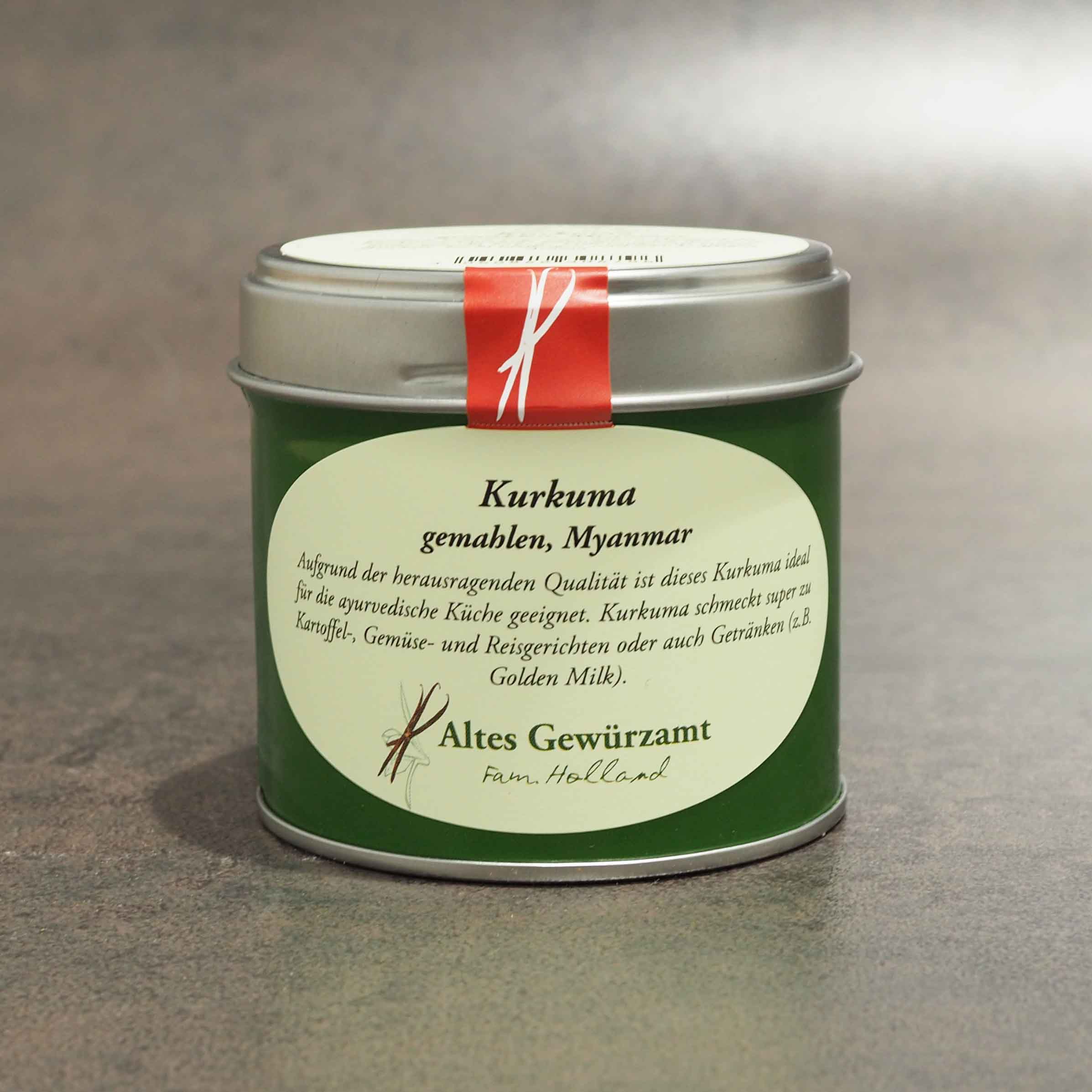 Altes Gewürzamt, Kurkuma, gemahlen, Myanmar 75g