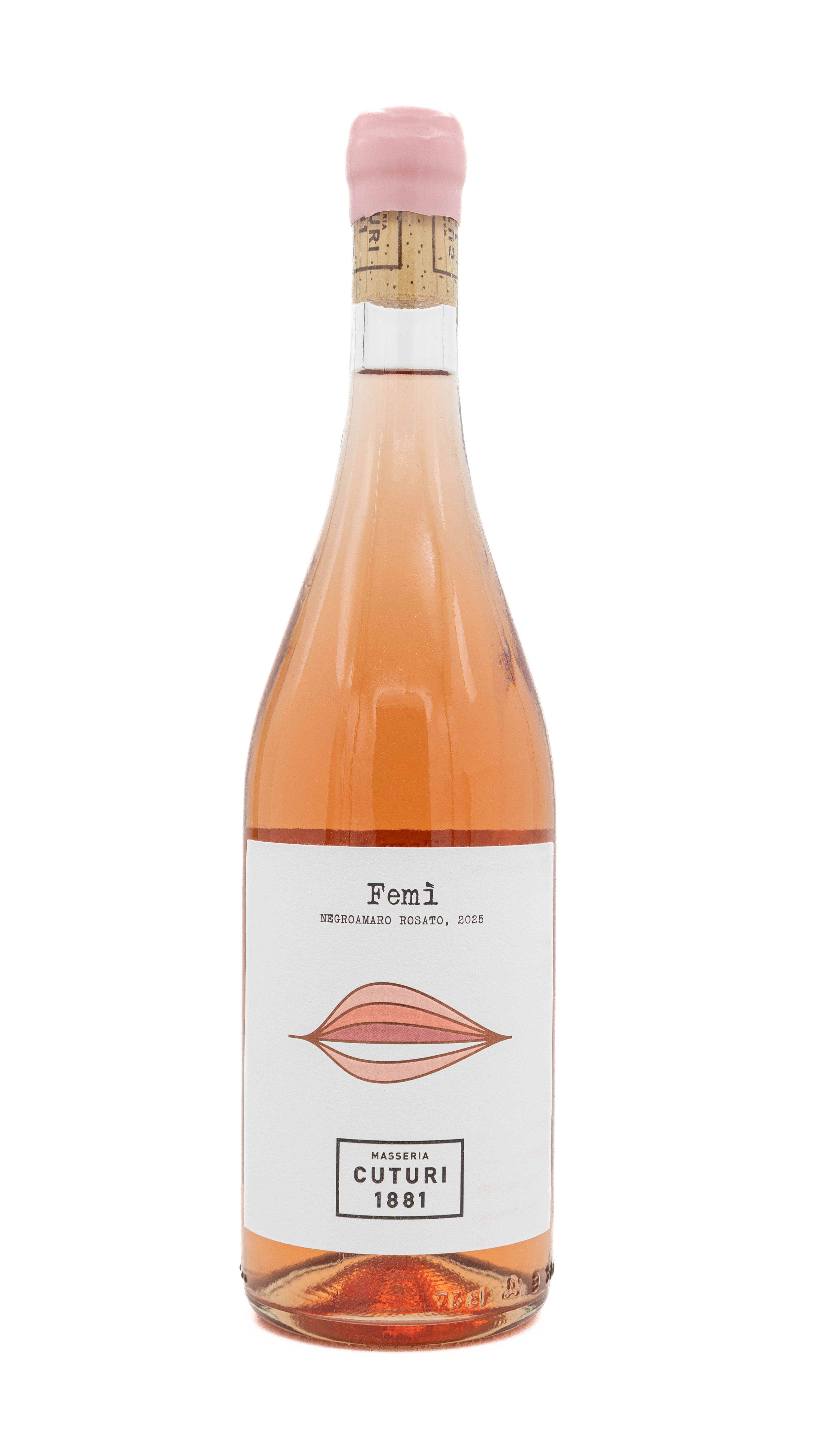 Masseria Cuturi 1881, Femì Negroamaro Rosato Salento IGT 2025 -BIO