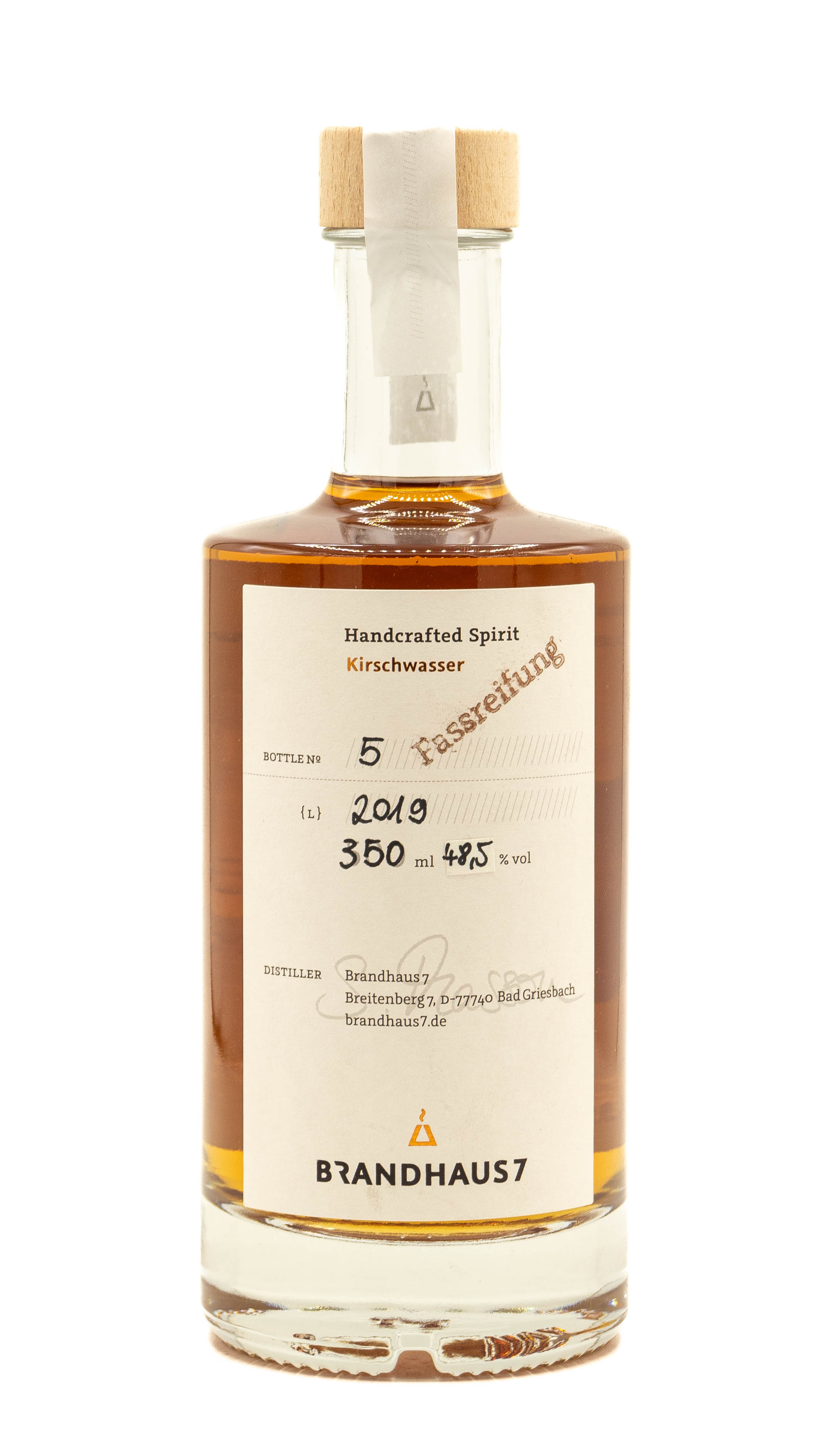 Brandhaus7 from beyond the middle of nowhere Kirschwasser aus dem Maulbeerfass 48,5%