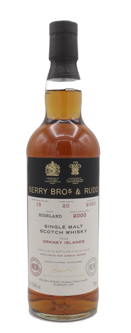 Berry Bro's & Rudd Highland Single Malt Scotch from Orkney Island 2000/2020 Cask 15 - 53,6%