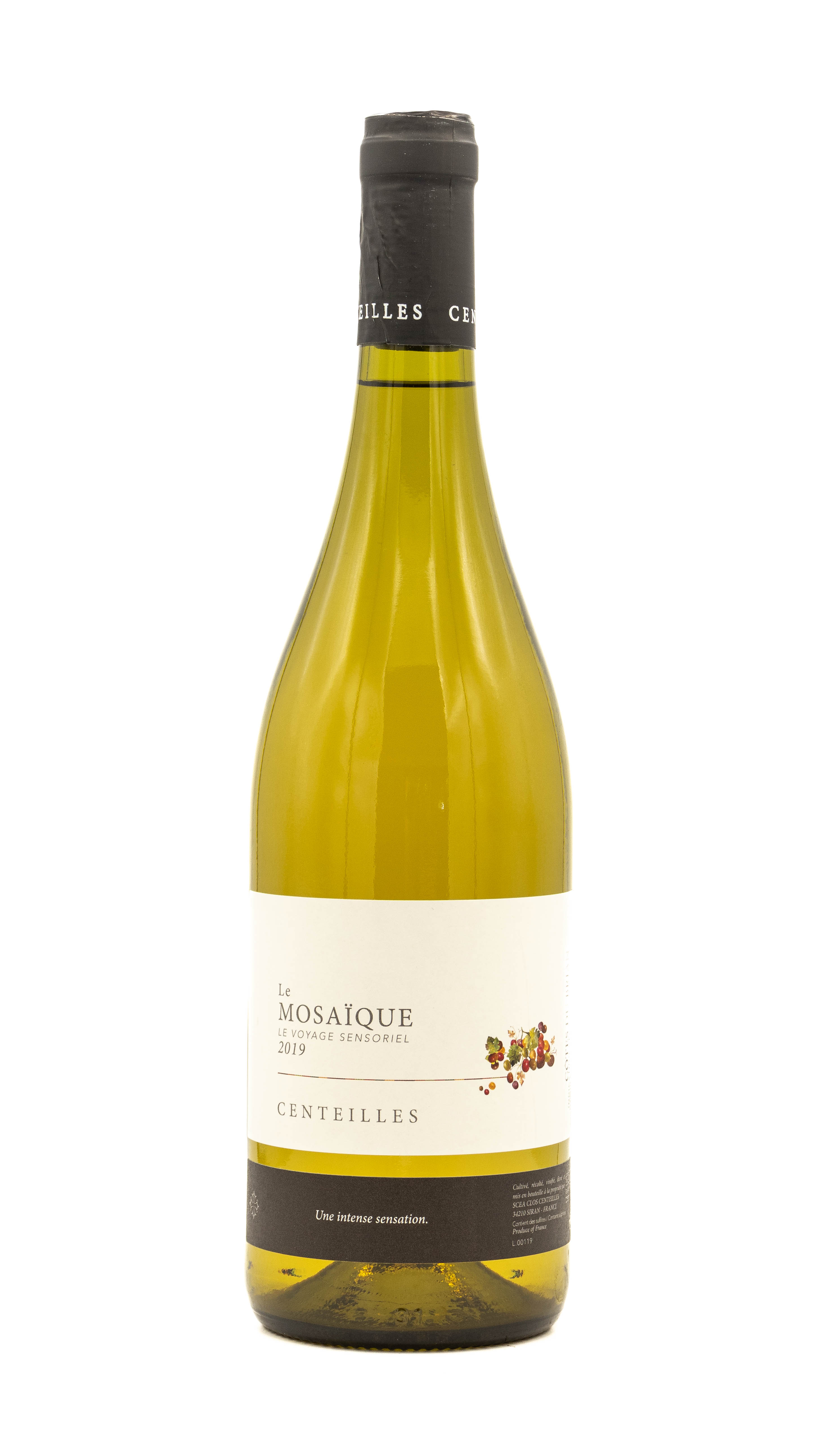 Clos Centeilles, Mosaiquie de Centeilles blanc 2019