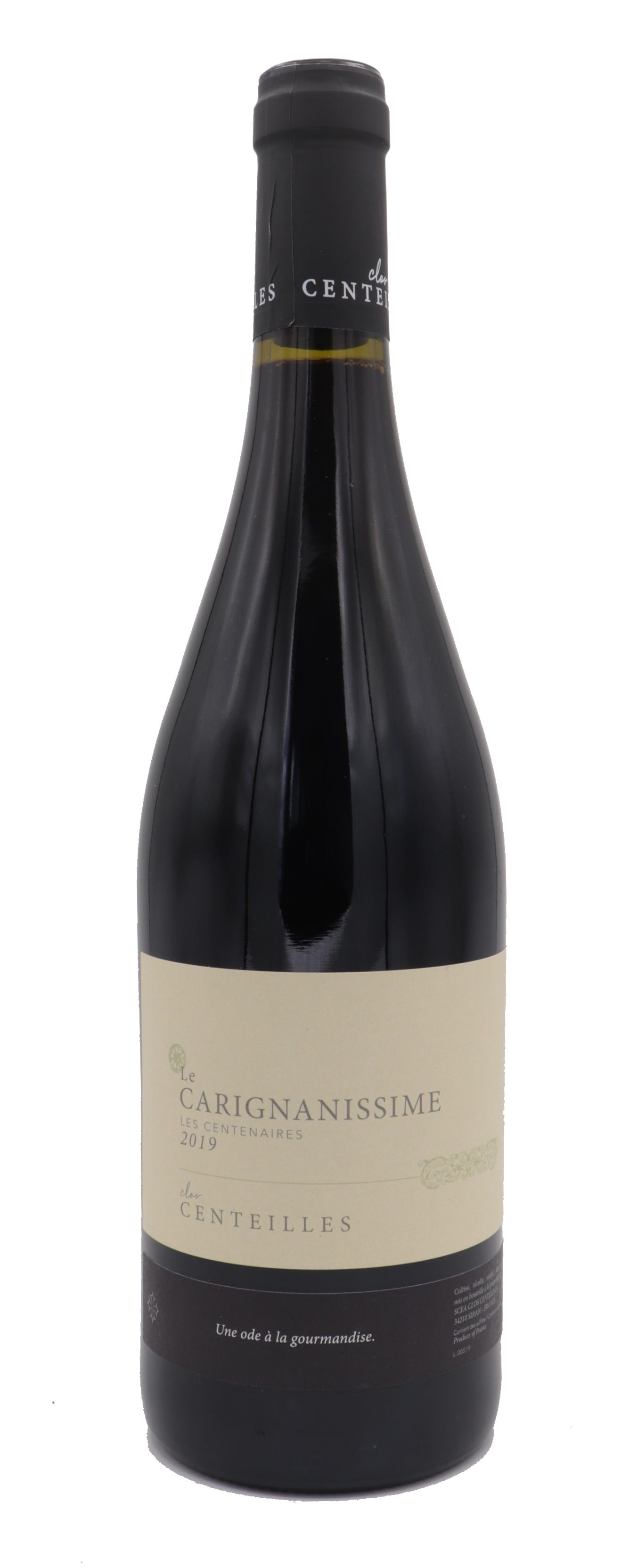 Clos Centeilles, Carignanissime de Centeilles, Minervois 2019