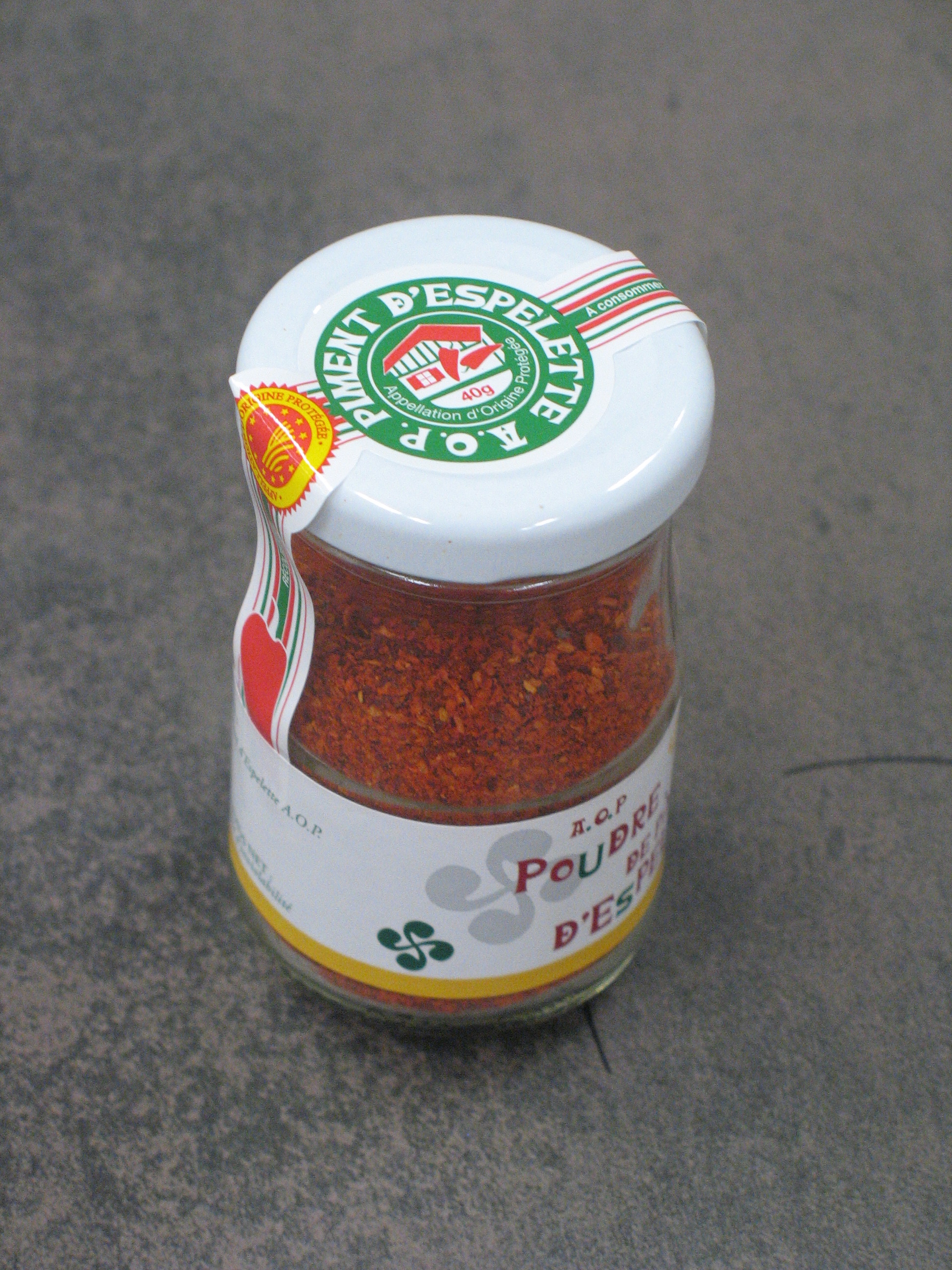 Altes Gewürzamt, Piment d`Espelette, grob gemahlen, Glas 40g