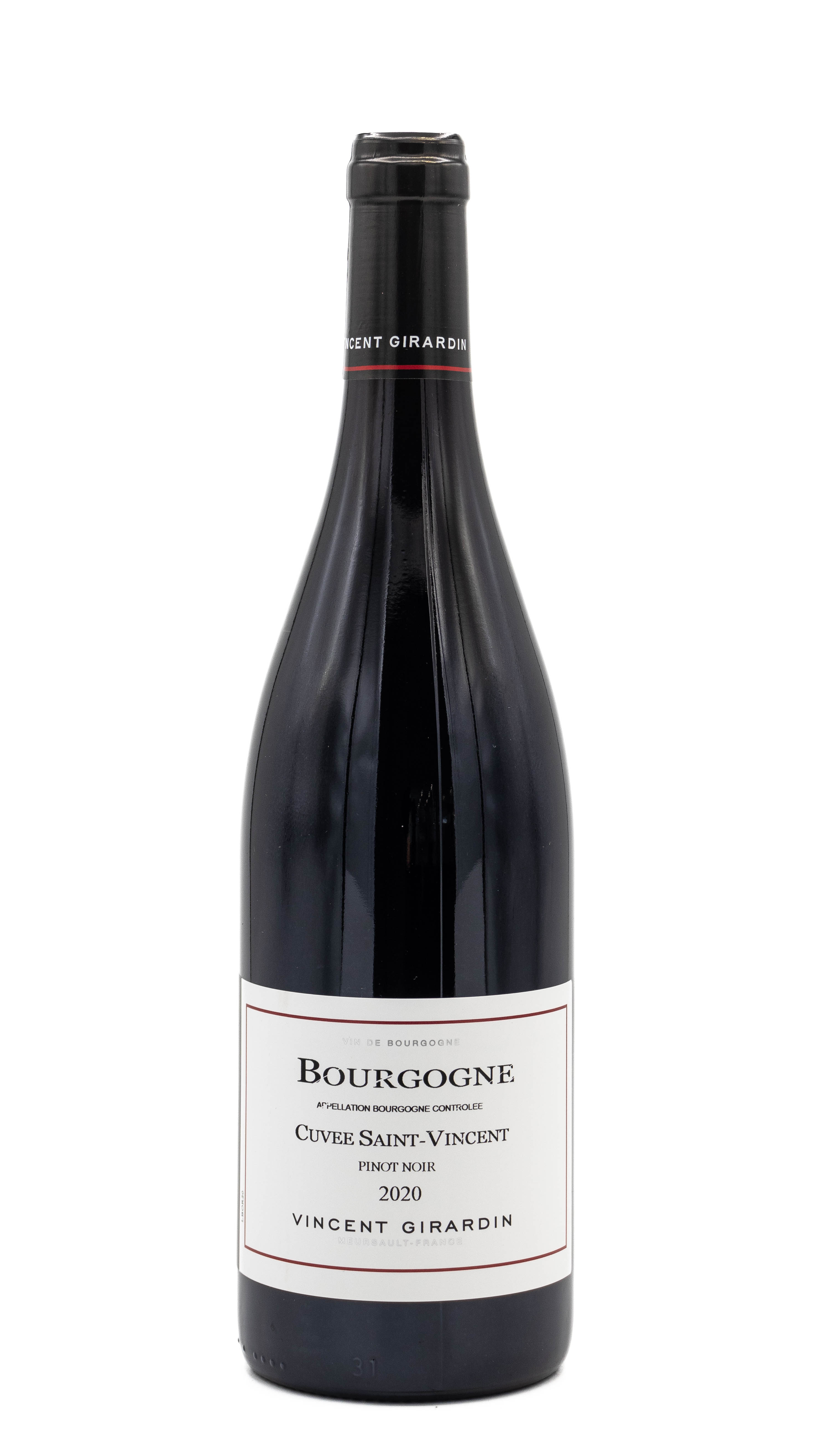 Vincent Girardin Bourgogne Pinot Noir Cuvée Saint-Vincent 2020