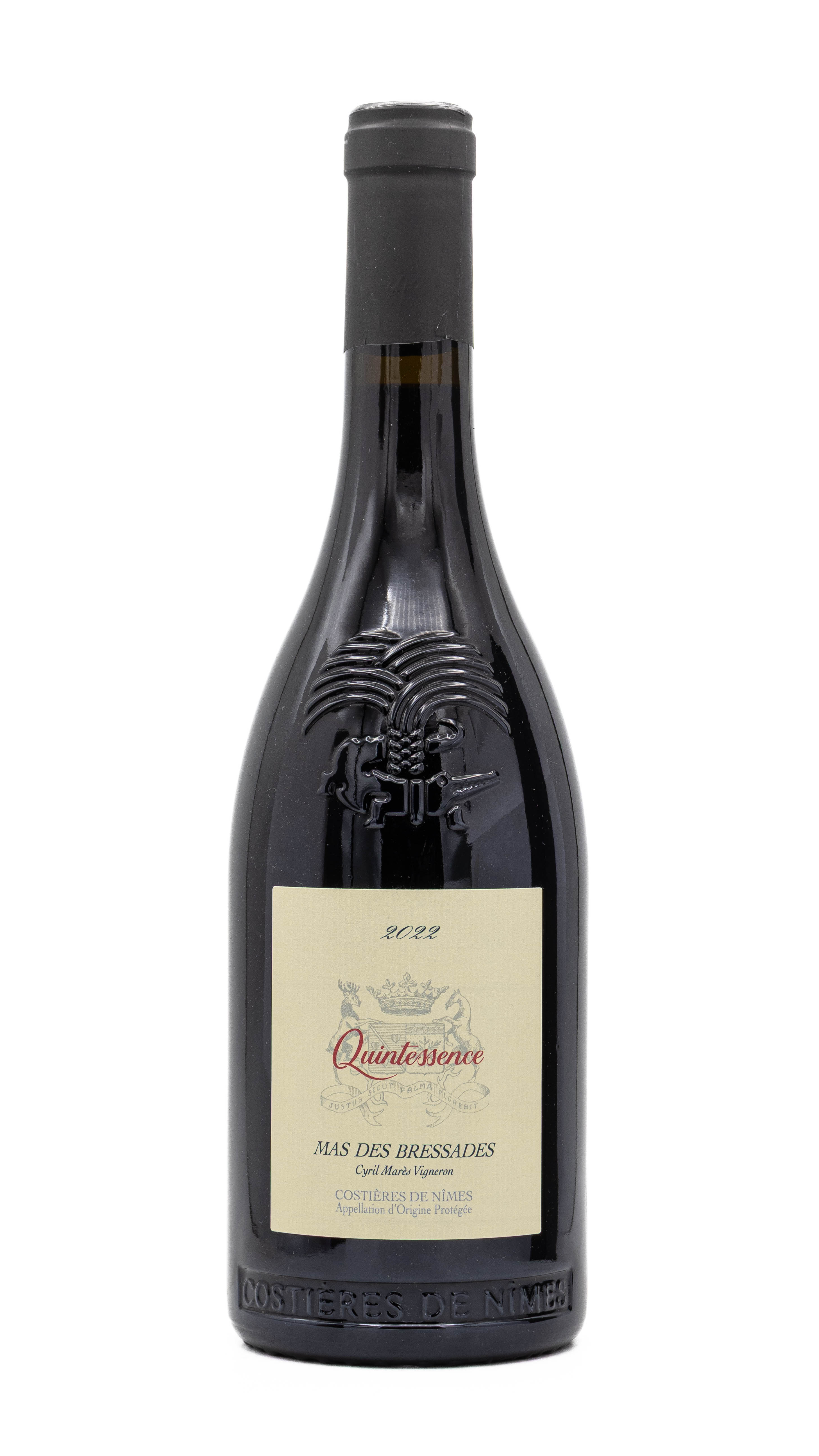 Mas des Bressades, Cuvée Quintessence Rouge, Costières de Nîmes 2022 - BIO