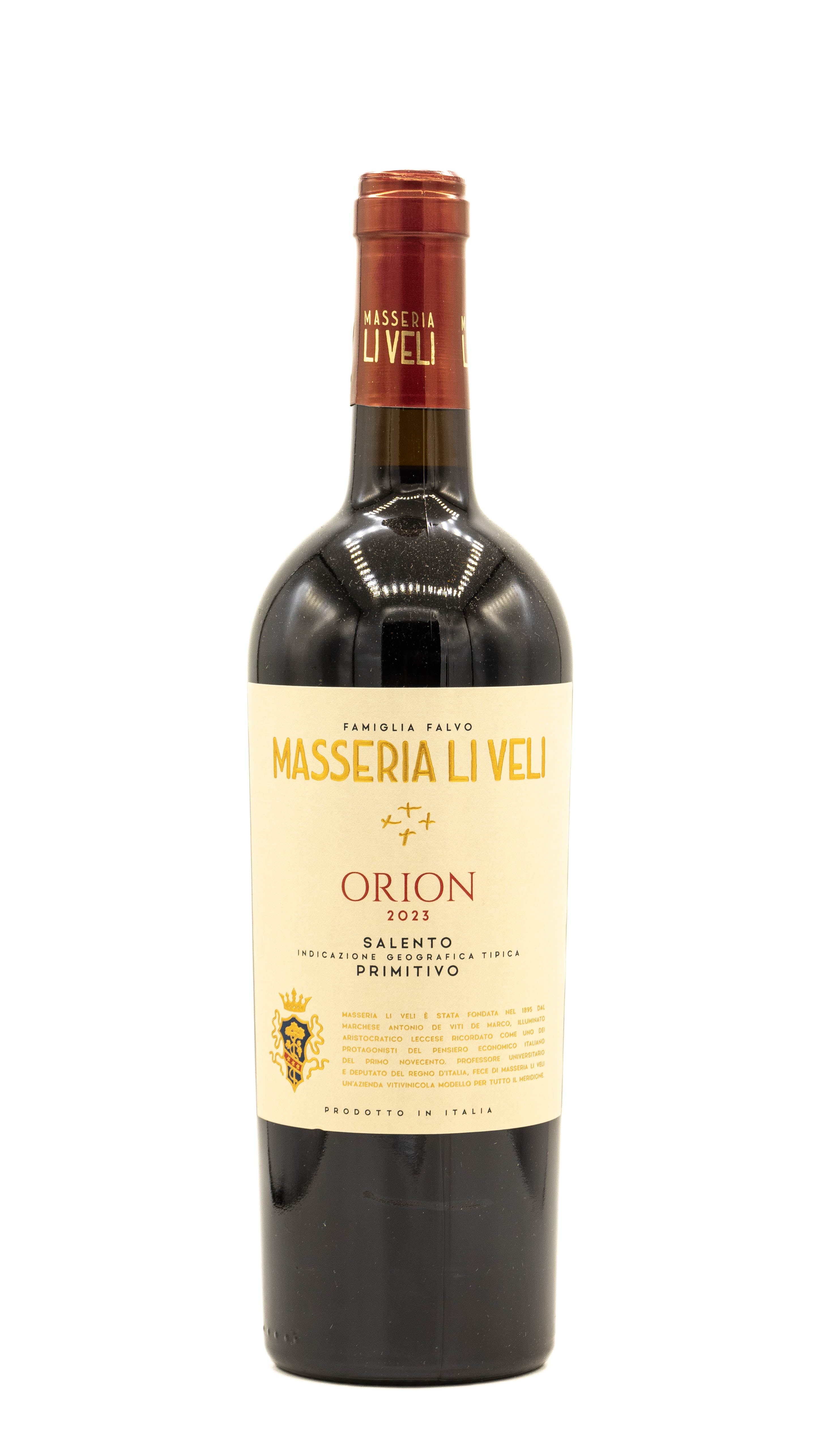 Masseria Li Veli Orion Primitivo Salento 2023