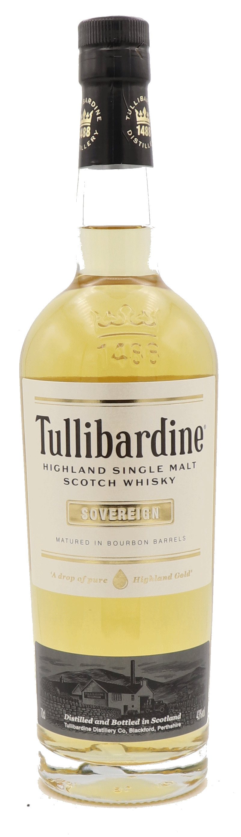 Tullibardine Sovereign, Matured in Bourbon Barrels, Single Malt 43%