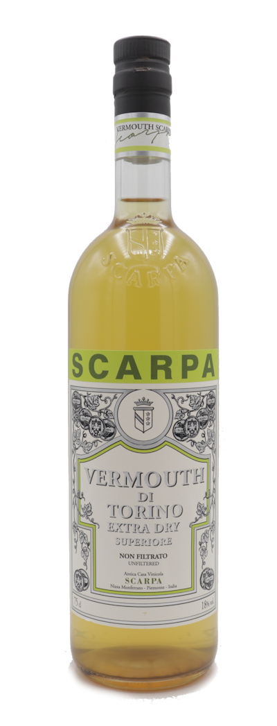 SCARPA Vermouth Di Torino Extra Dry Superiore Non Filtrato