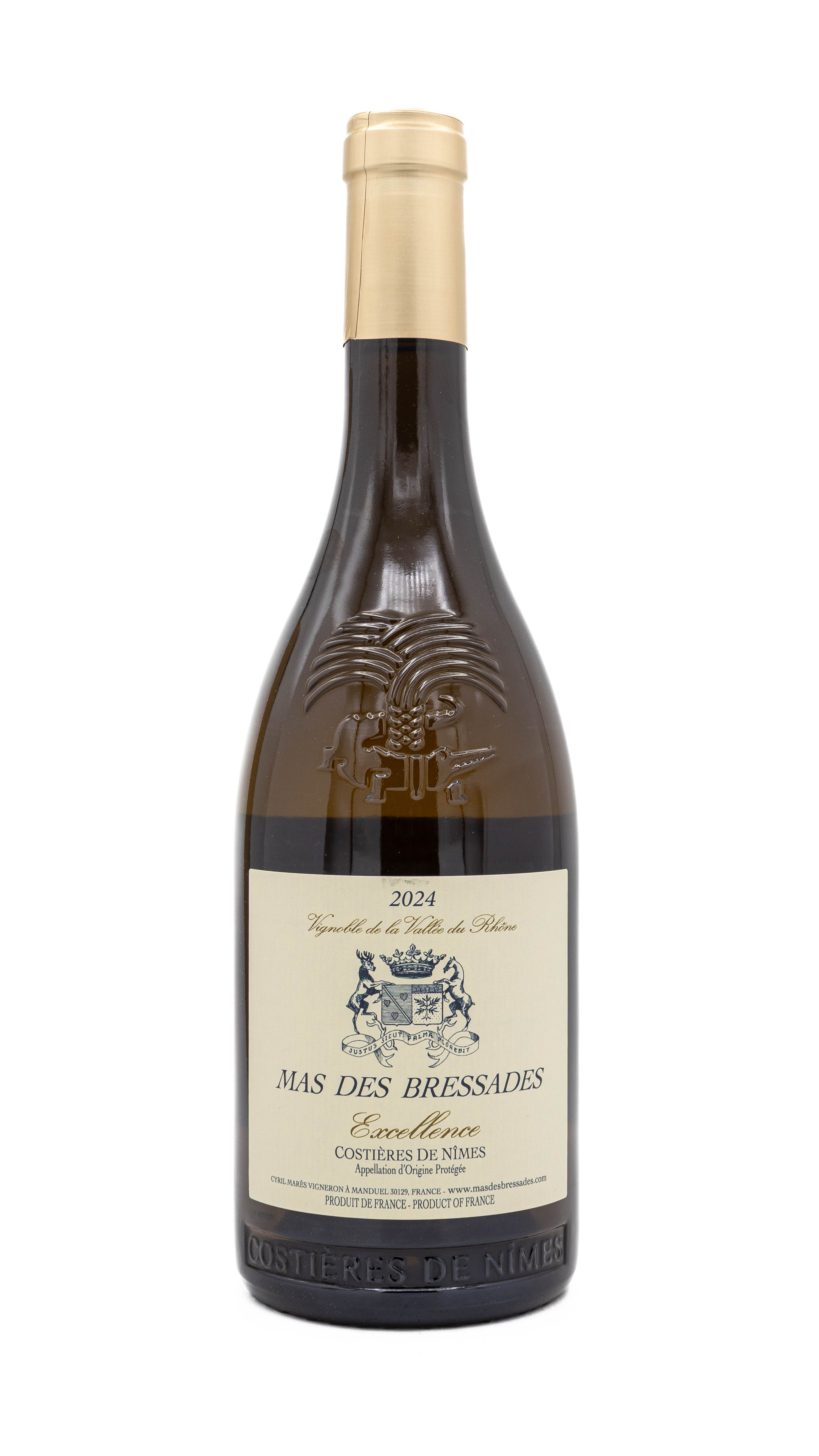 Mas des Bressades Cuvée Excellence Blanc Costières de Nîmes 2024 - BIO