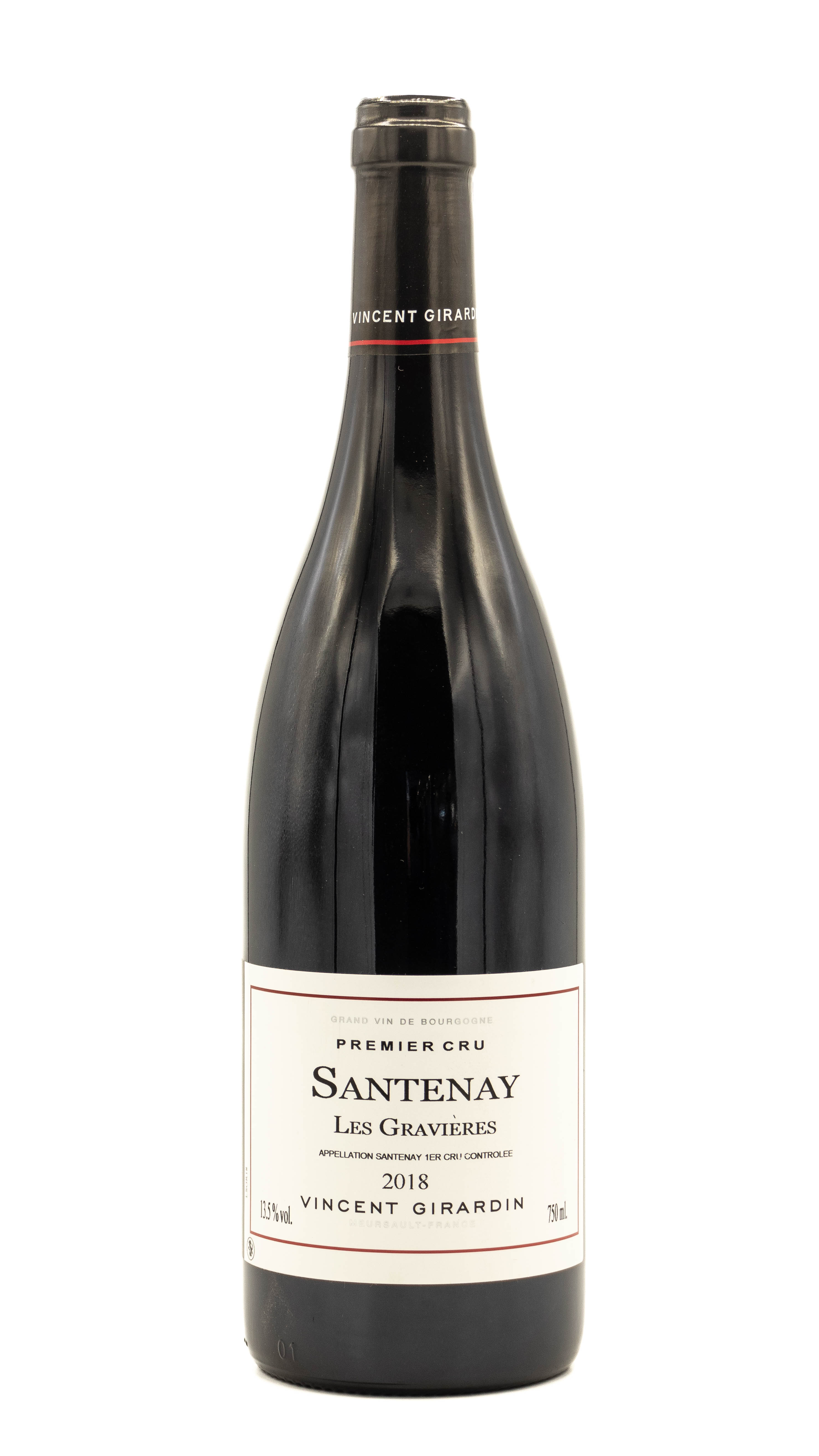 Vincent Girardin Santenay 1er Cru Les Gravières rouge 2018