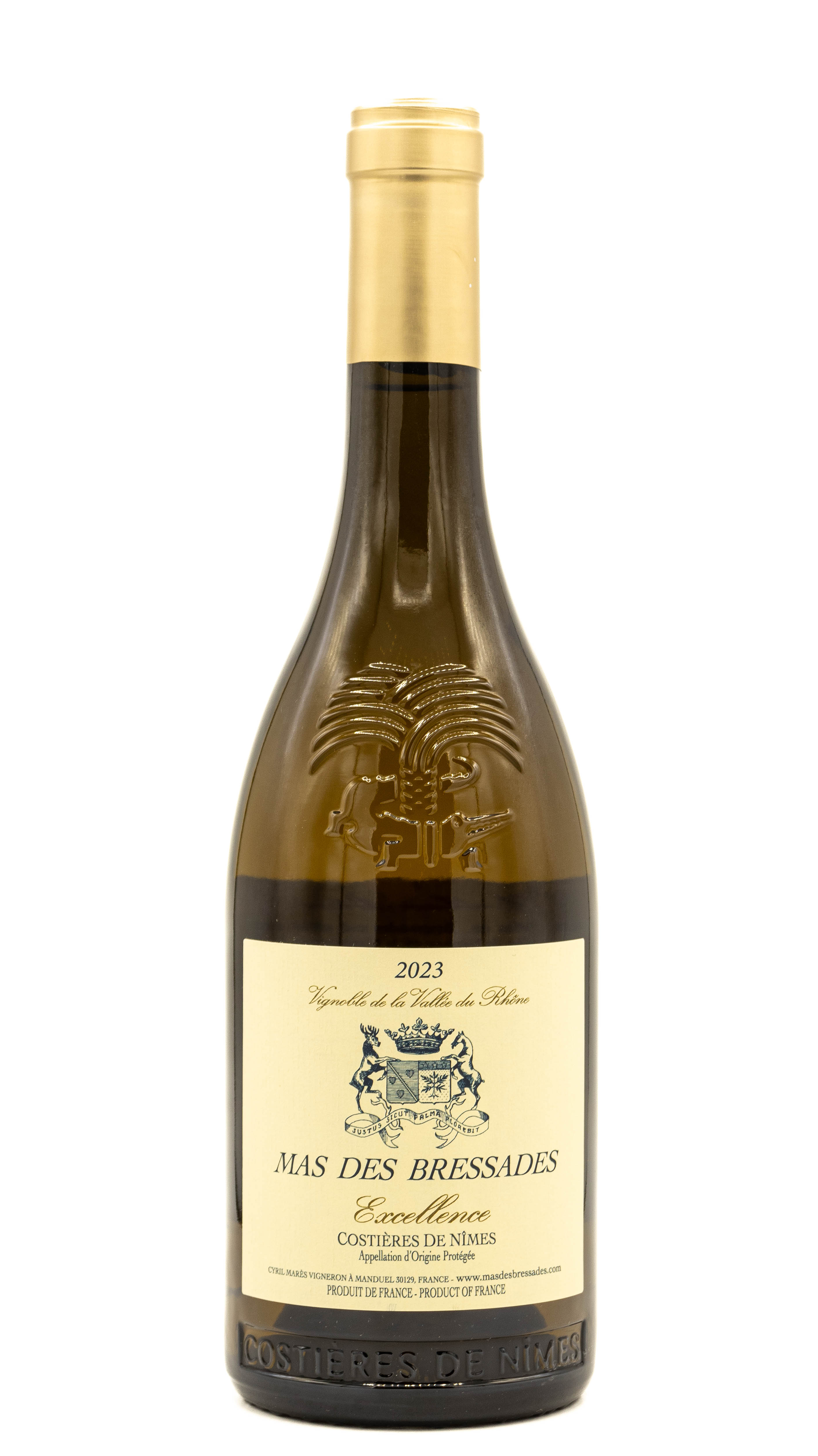 Mas des Bressades Cuvée Excellence Blanc Costières de Nîmes 2023 - BIO