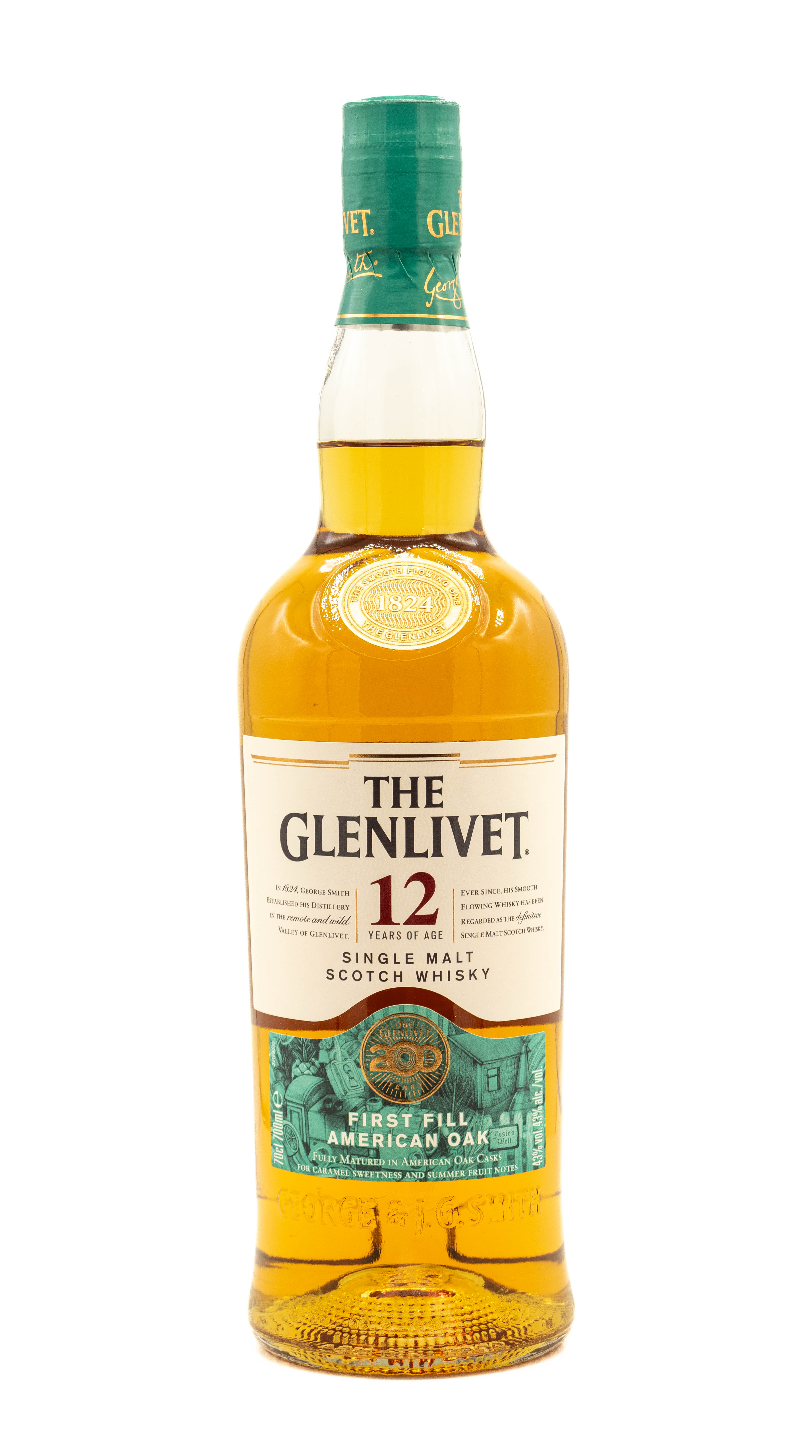 The Glenlivet 12 Years First Fill American Oak Single Malt 43%