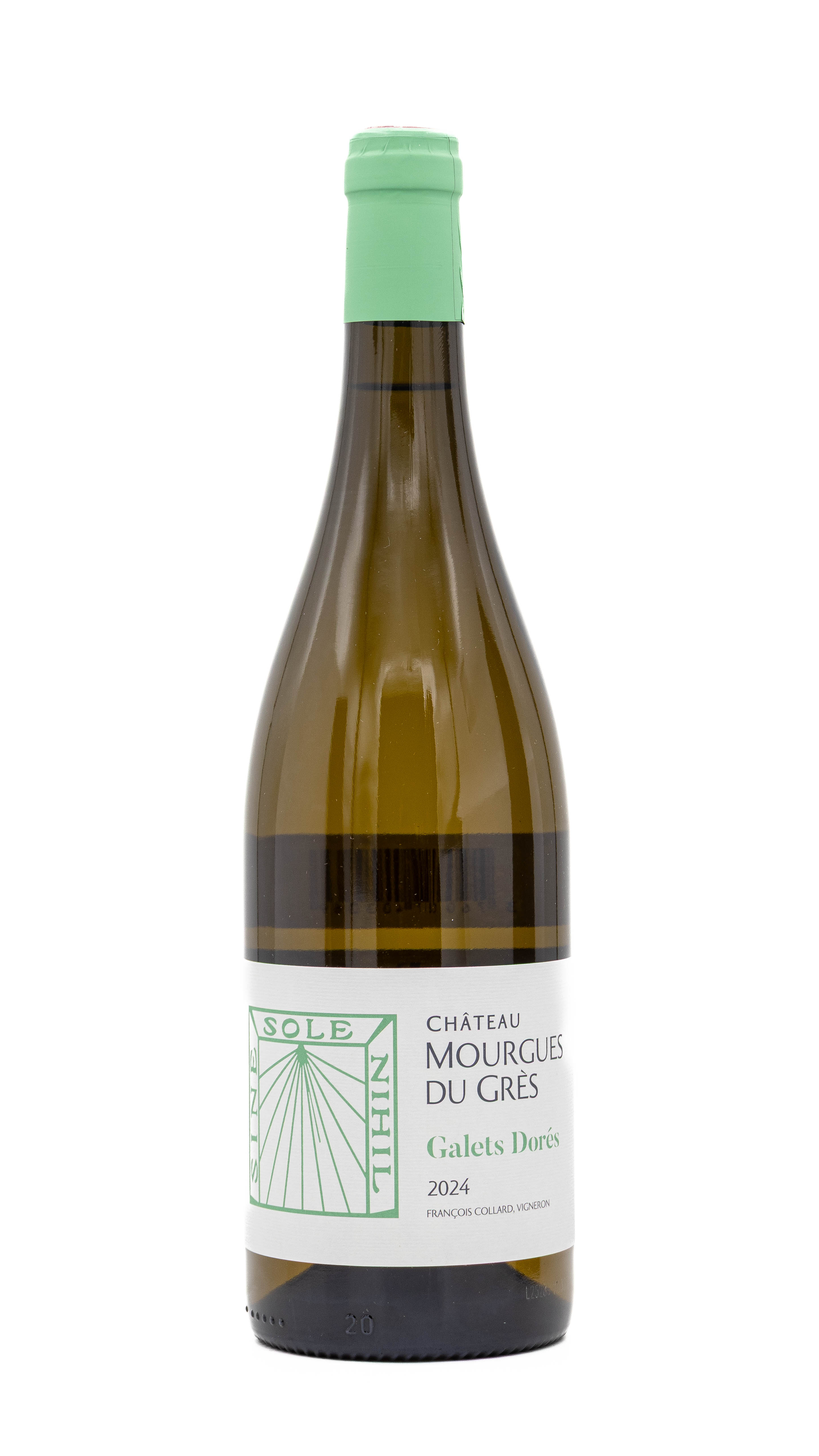 Château Mourgues du Grès, Galets Dorés Blanc 2024 BIO - DEMETER