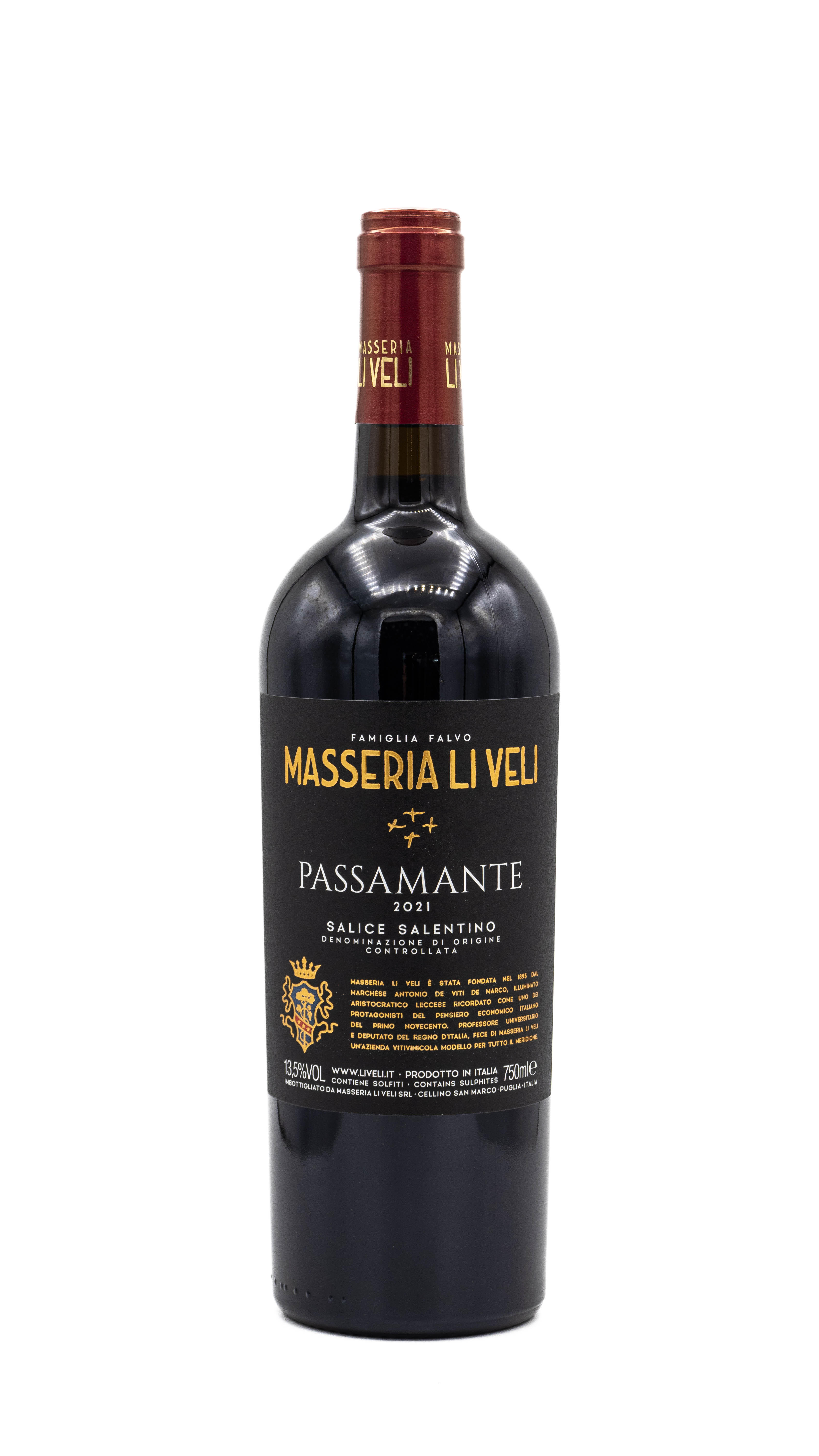 Masseria Li Veli Passamante Salice Salentino 2021