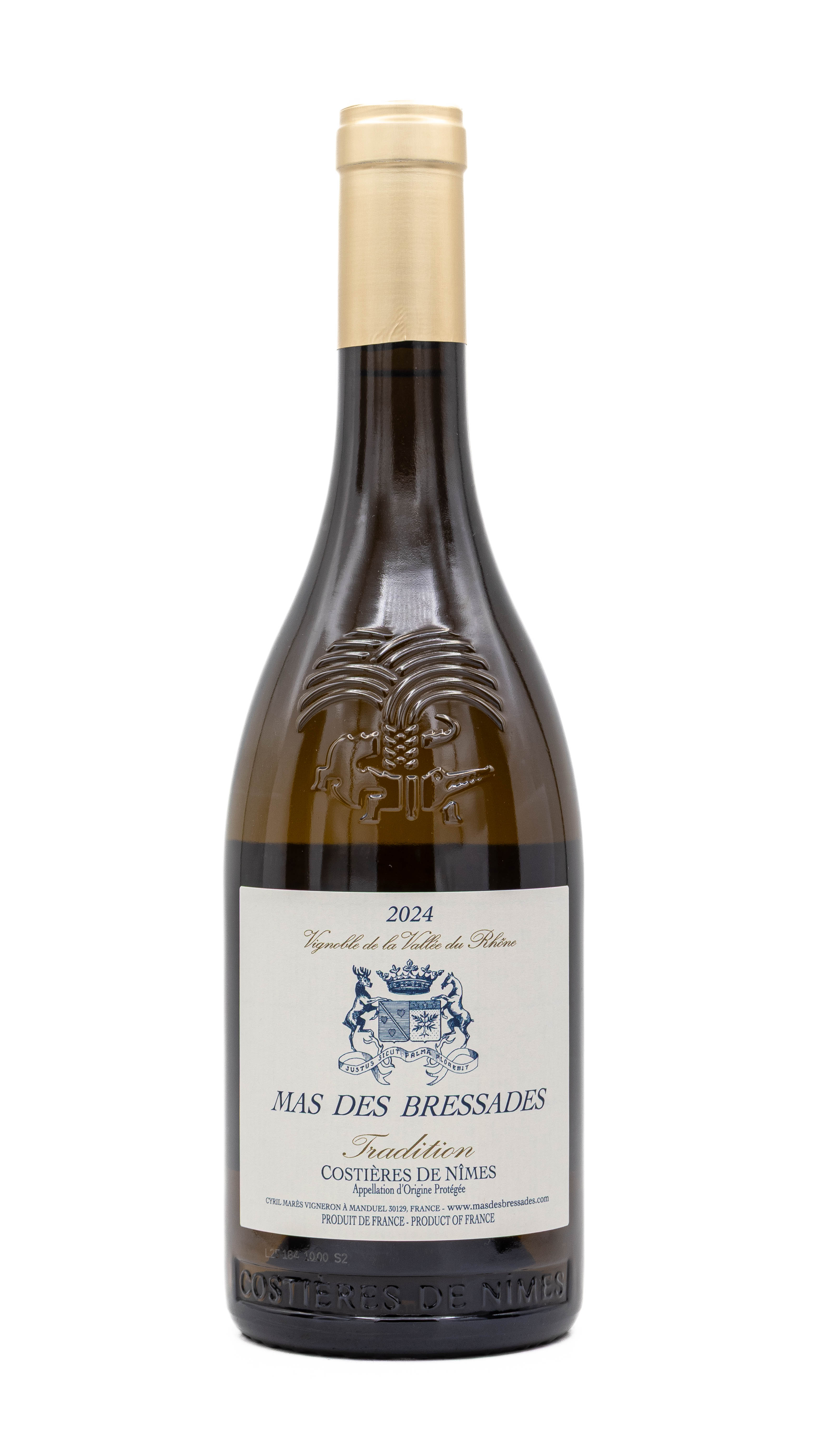 Mas des Bressades Cuvée Tradition Blanc Costières de Nîmes 2024 - BIO