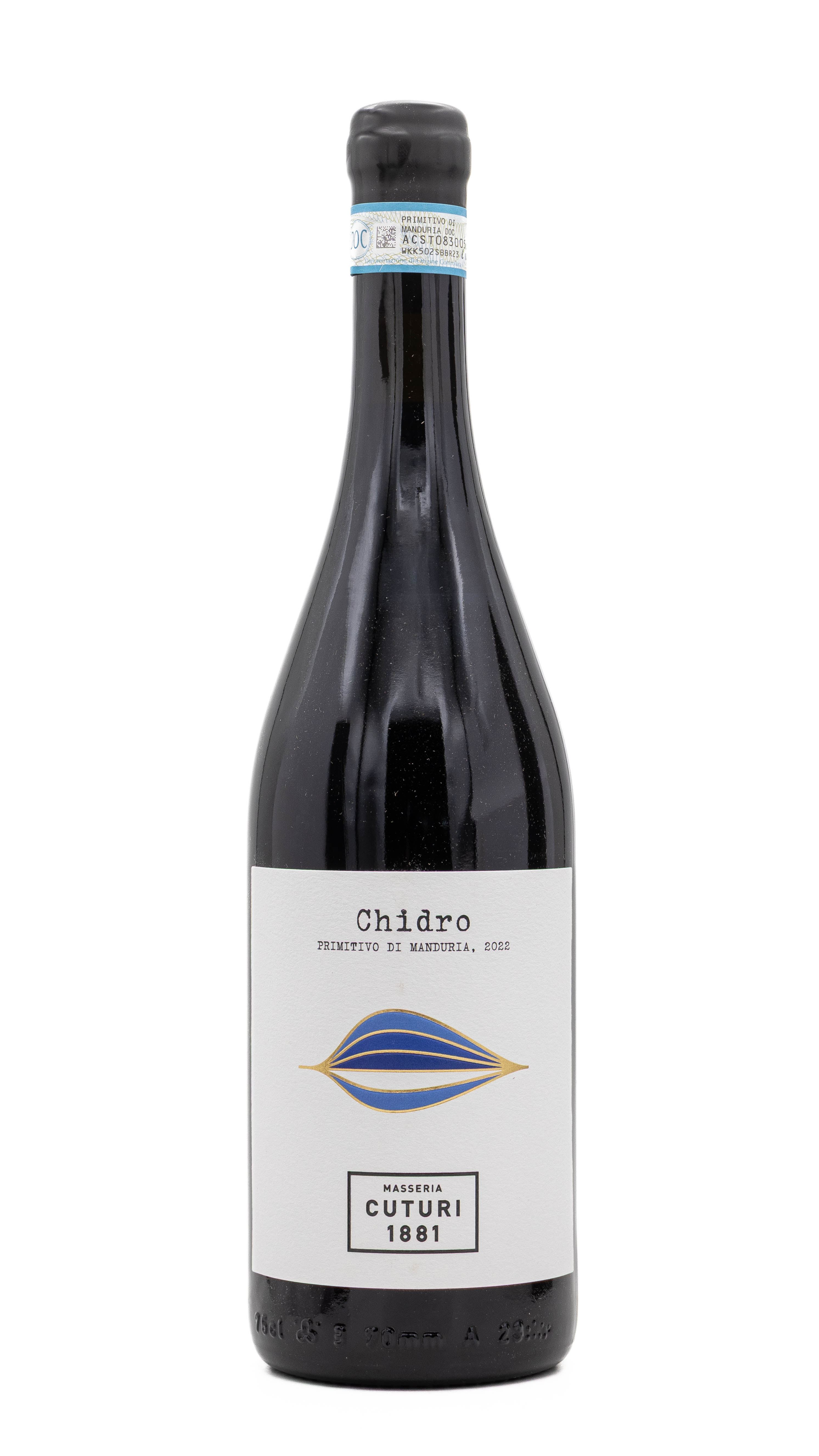 Masseria Cuturi 1881, Primitivo di Manduria "Chidro" 2022 - BIO