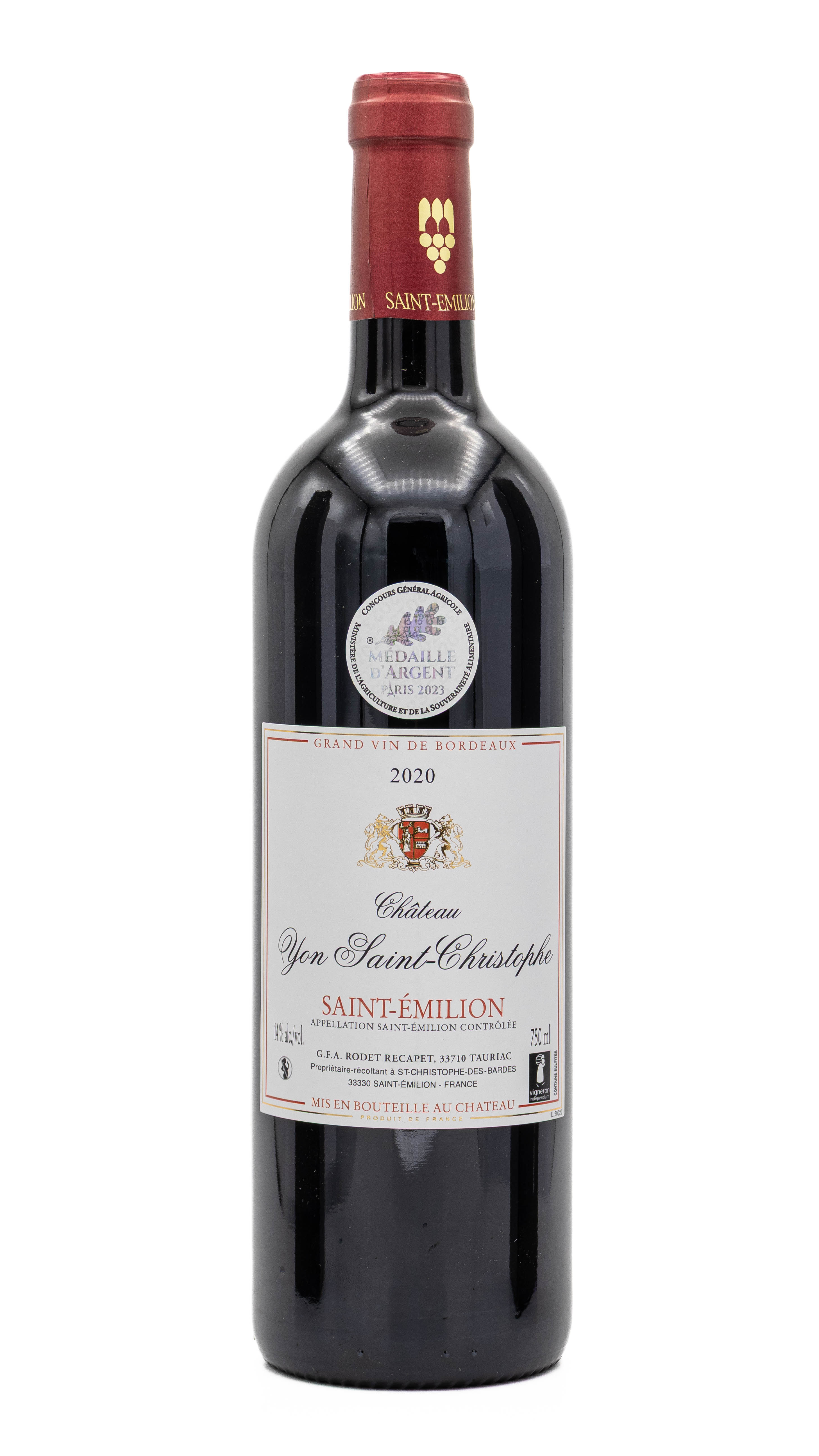 Château Yon Saint-Christophe, Saint-Émilion 2020