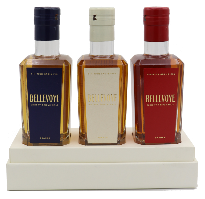 Bellevoye Trio 3x20ml French Triple Malt Whisky