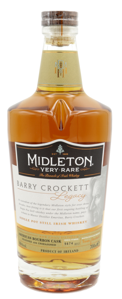 Midleton Barry Crockett Legacy Very Rare Single Pot Still 46%