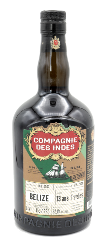 Compagnie des Indes Rum Belize Travellers Distillery 14 ans Single Cask Strength 67,1Proz._158017