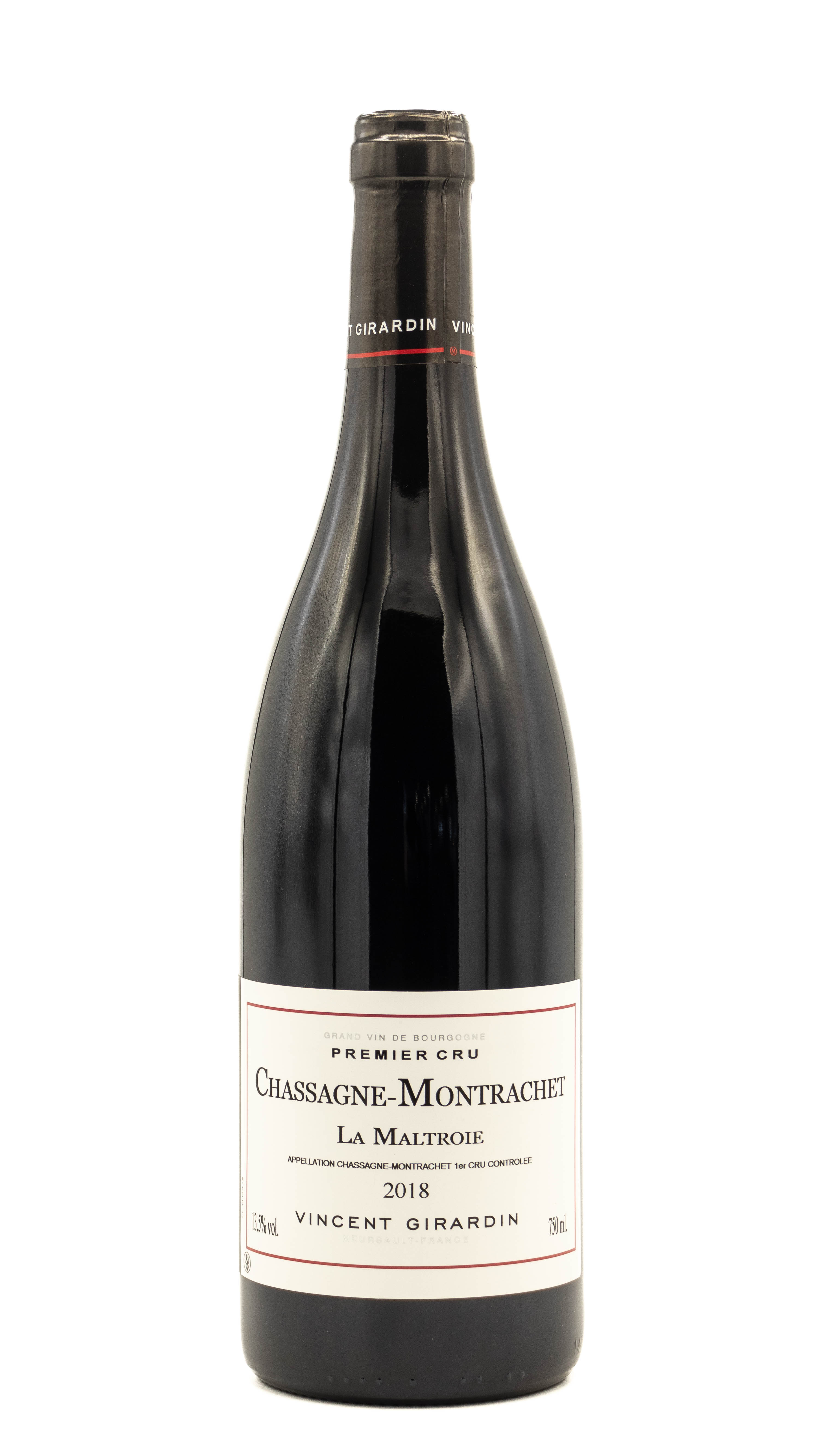 Vincent Girardin Chassagne-Montrachet 1er Cru La Maltroie rouge 2018